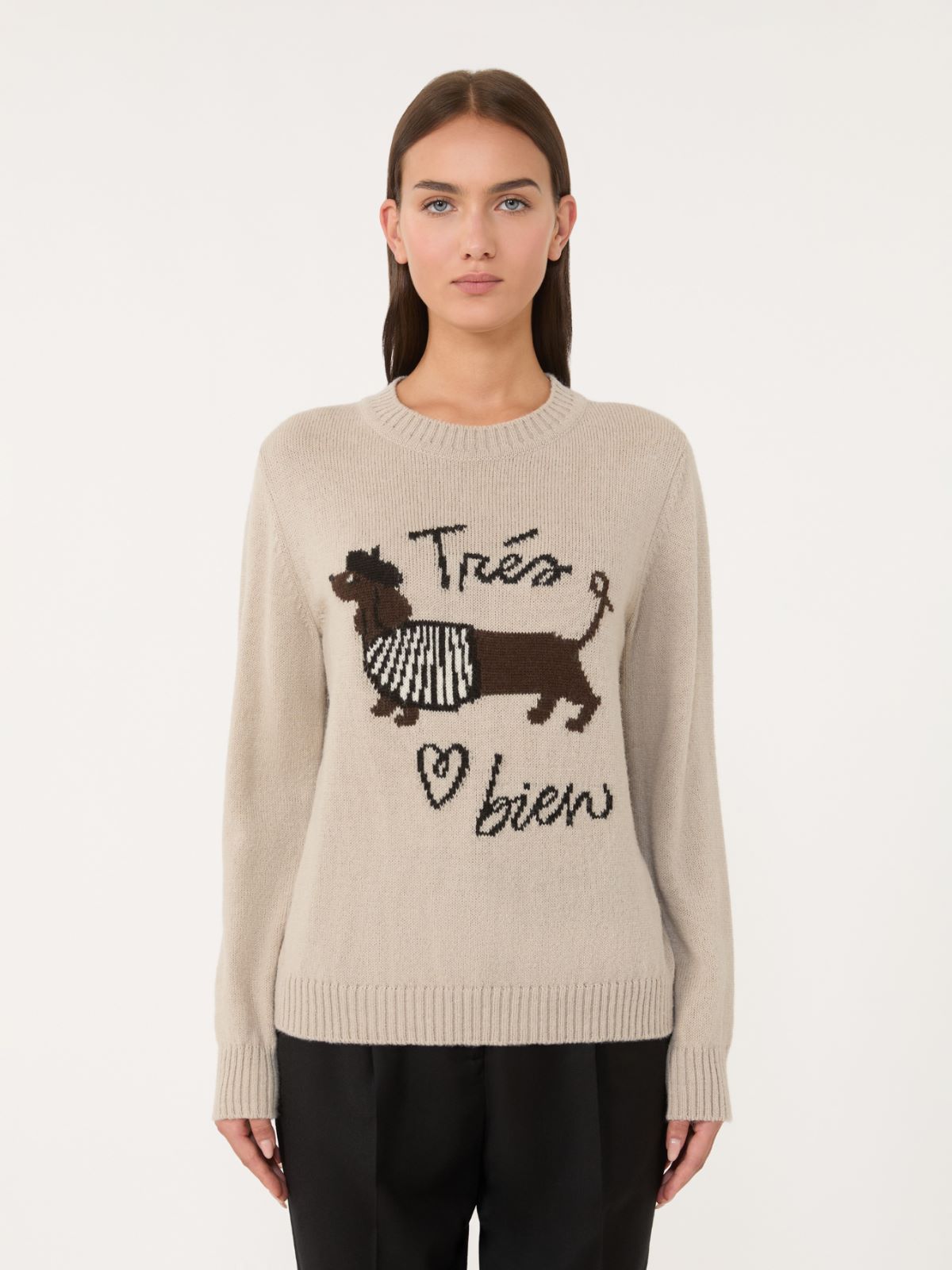 Alpaca and wool jumper - SAND - Max Mara - 2