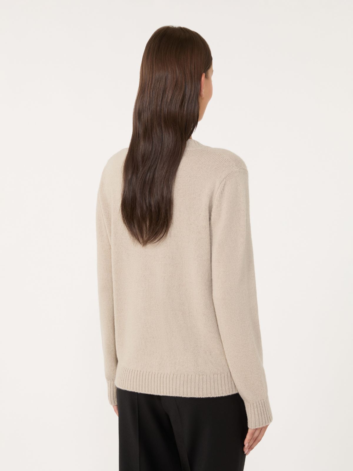 Alpaca and wool jumper - SAND - Max Mara - 3