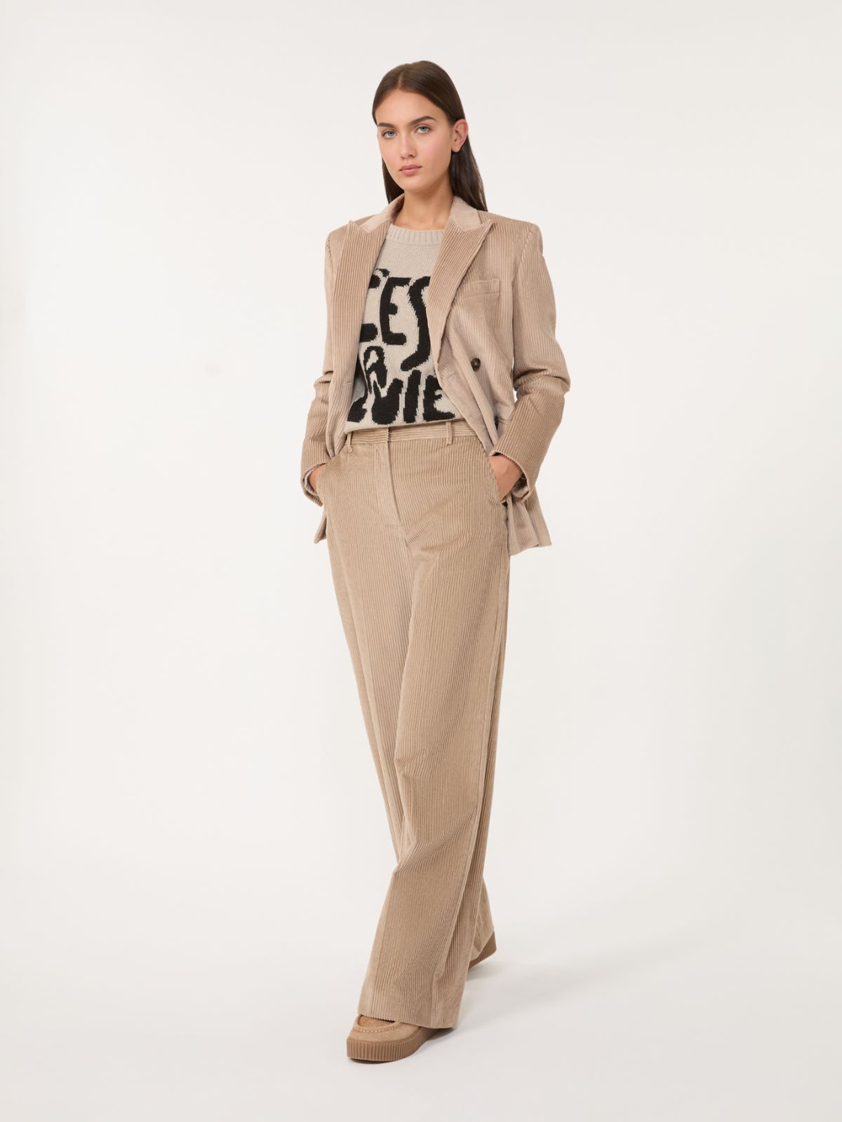 Alpaca and wool jumper - SAND - Max Mara