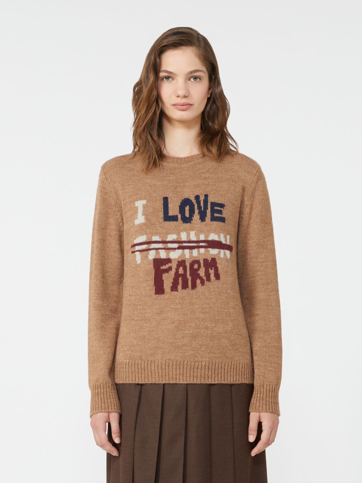 Alpaca and wool jumper - CAMEL - Max Mara - 2