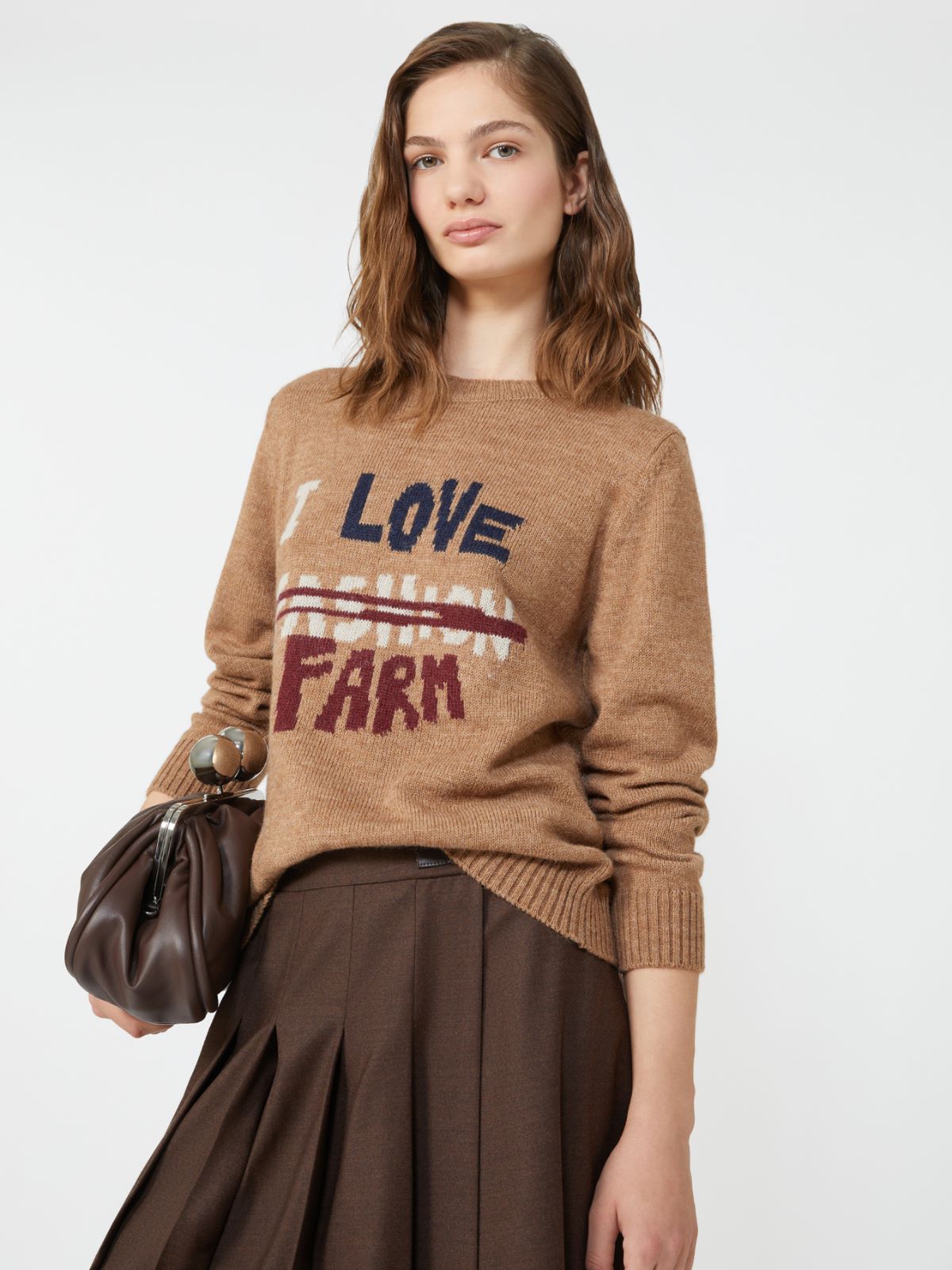 Alpaca and wool jumper - CAMEL - Max Mara - 4