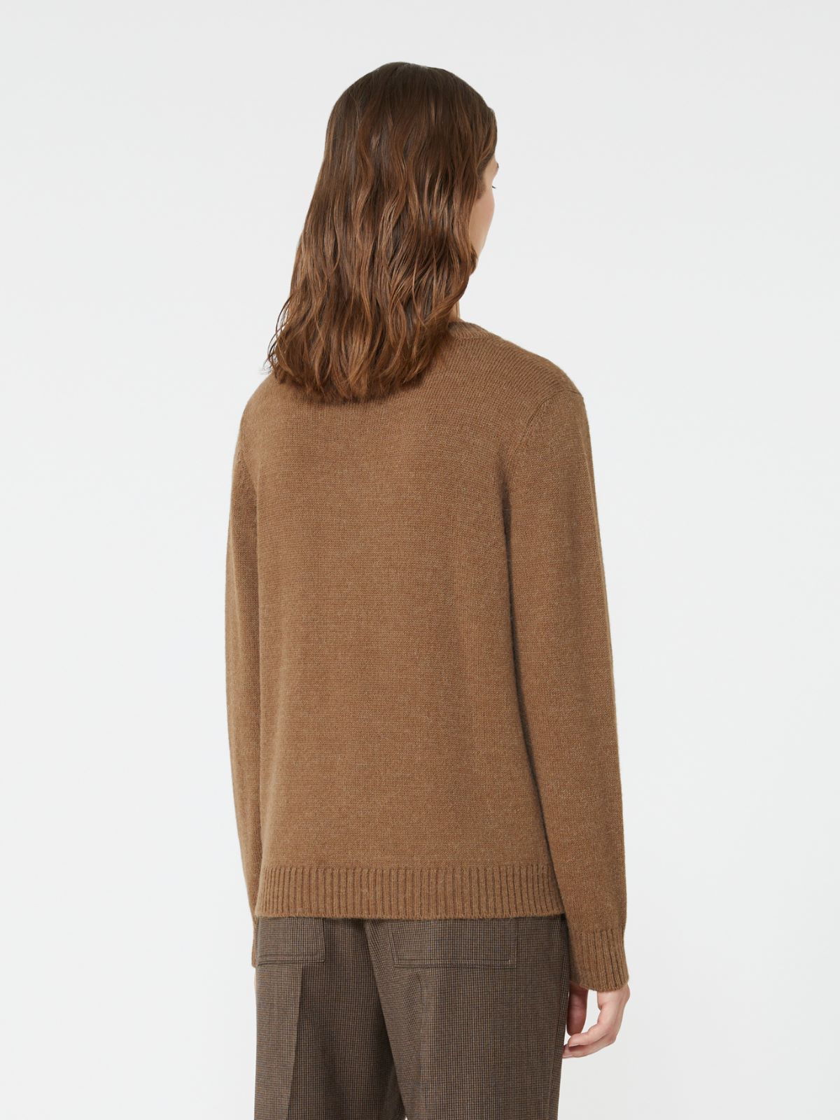 Alpaca and wool jumper - HAZELNUT BROWN - Max Mara - 3