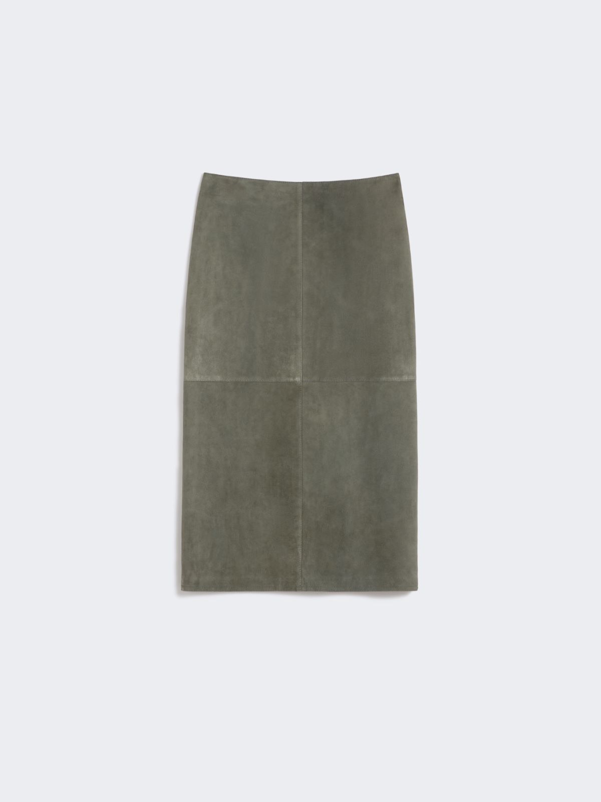Suede skirt - KAKI - Max Mara - 8