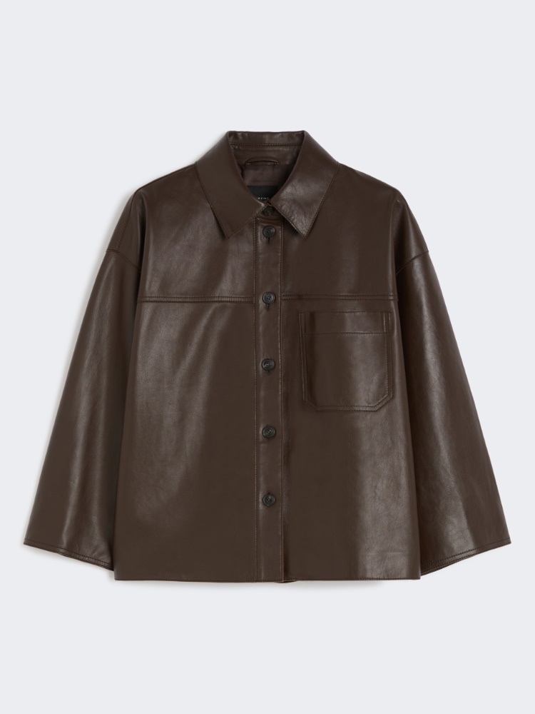 コート MAX MARA Woman Coat Leather 2421046122600 003 Leather trench coat female | Max Mara