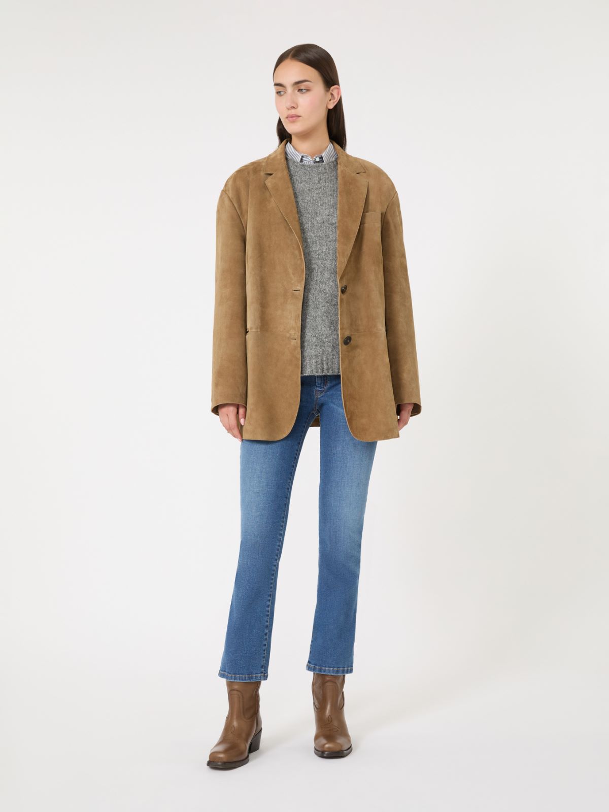 MaxMara マックスマーラ ☆ スウェードレザーコート ジャケット レザーコート - 送料無料｜マックスマーラ公式サイト