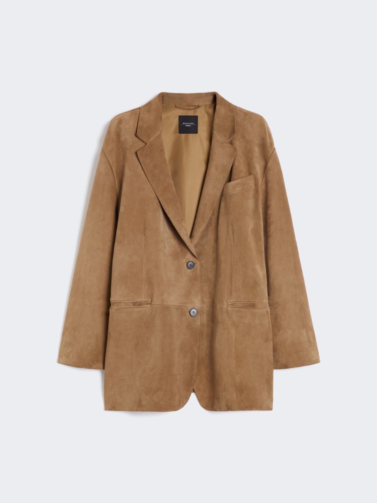 ☆WEEKEND MAXMARA☆ダブルブレスト スエード ジャケット org.jpg