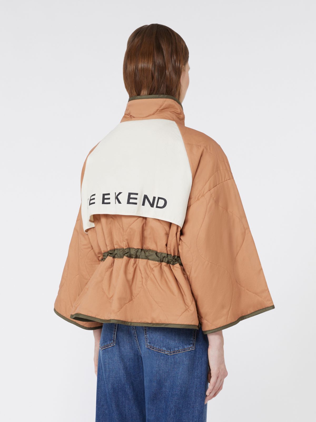 Reversible water-repellent canvas jacket - KAKI - Max Mara - 11