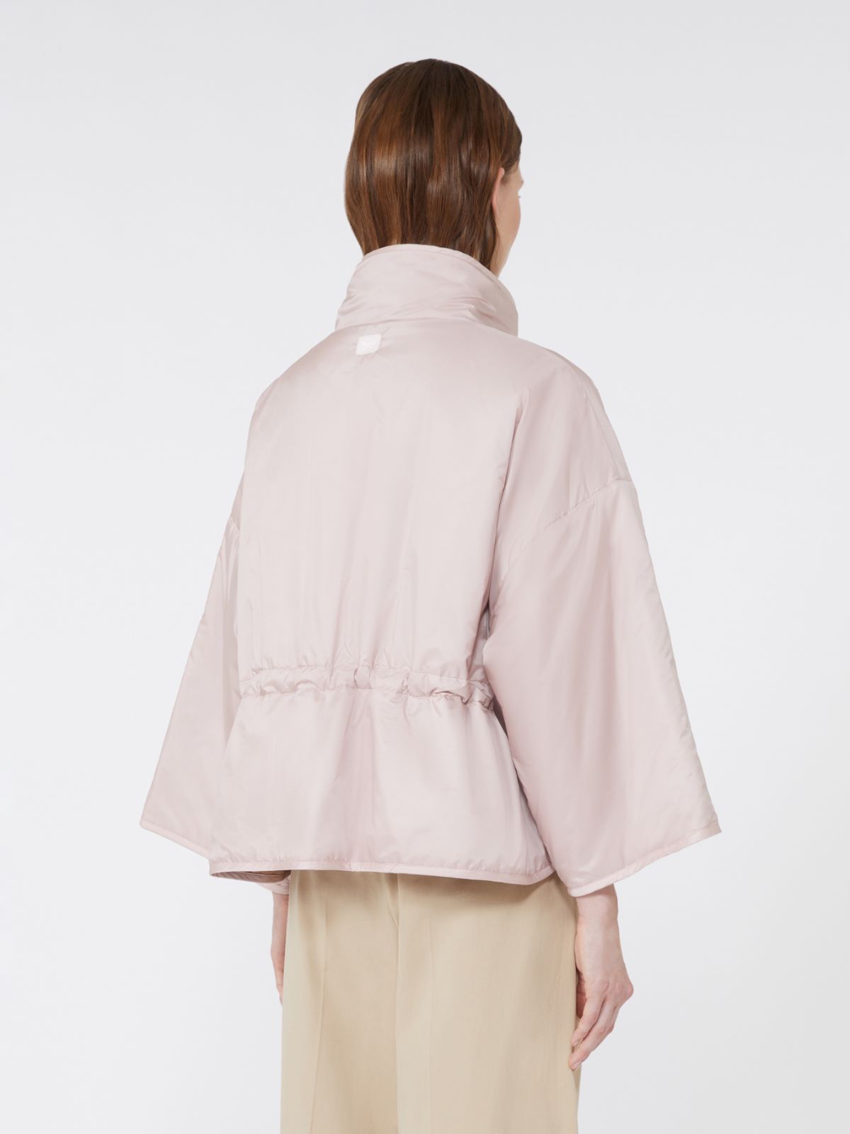 Dwustronna kurtka z nieprzemakalnego płótna - PUDROWY - Max Mara - 3
