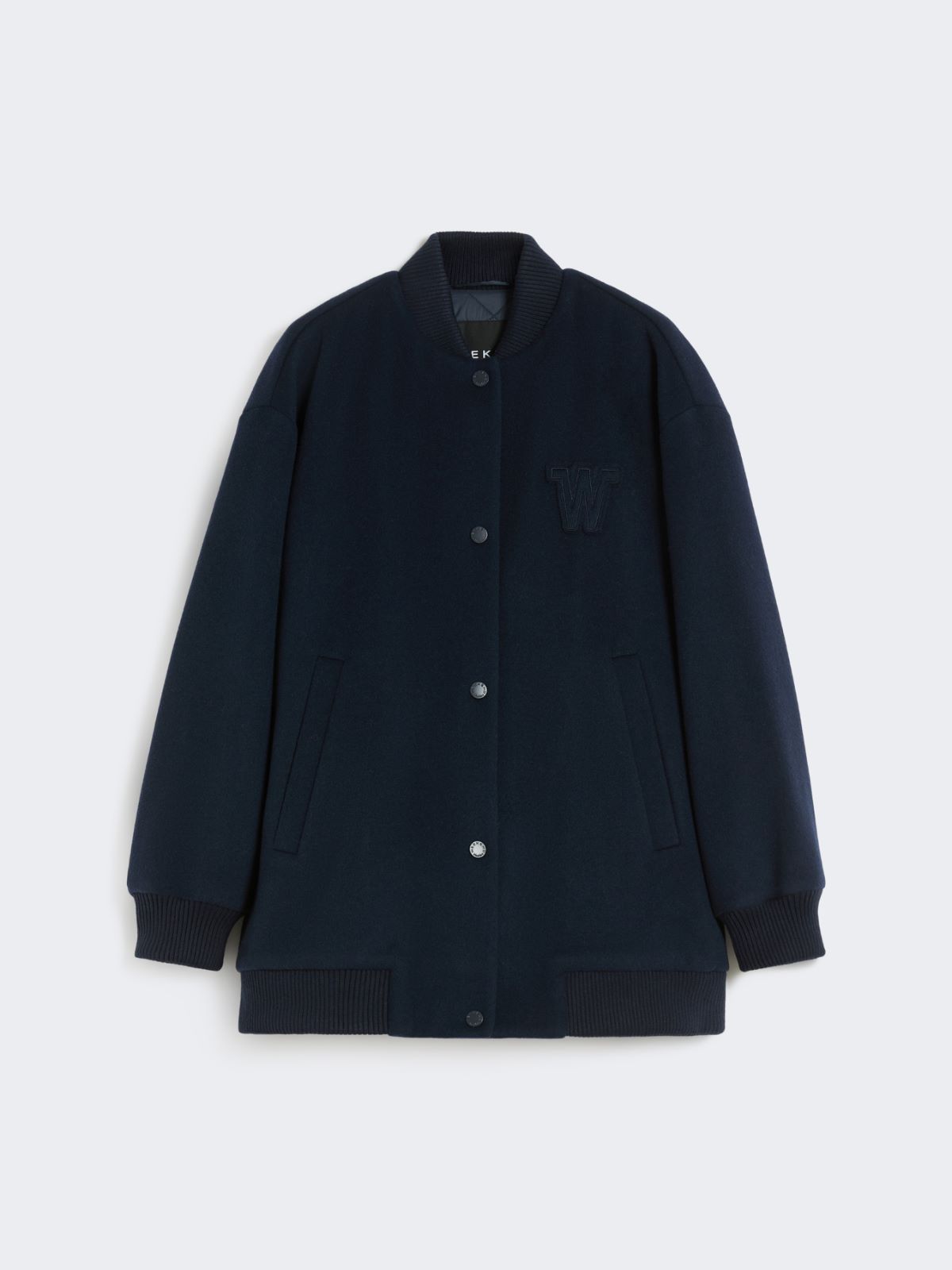 Double wool bomber jacket - NAVY - Max Mara - 9