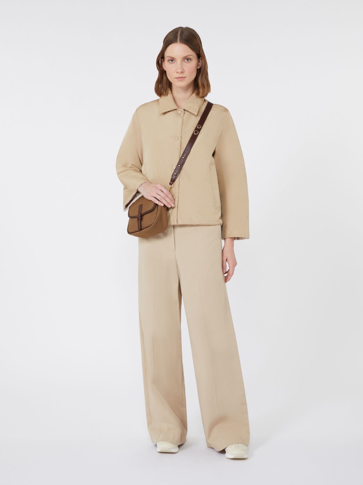 Giacca reversibile in taffetà - BEIGE - Max Mara