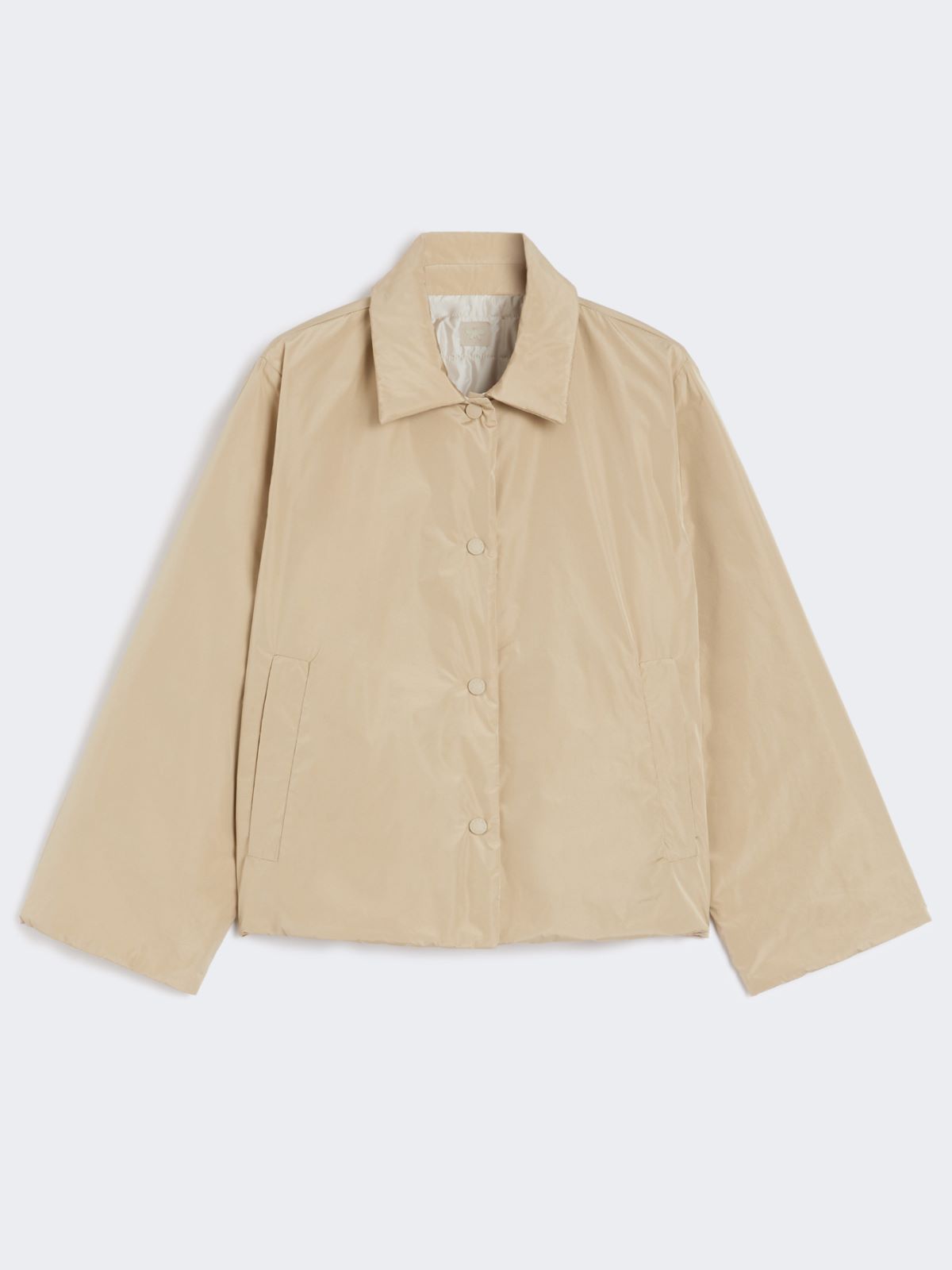 Reversible taffeta jacket - BEIGE - Max Mara - 11