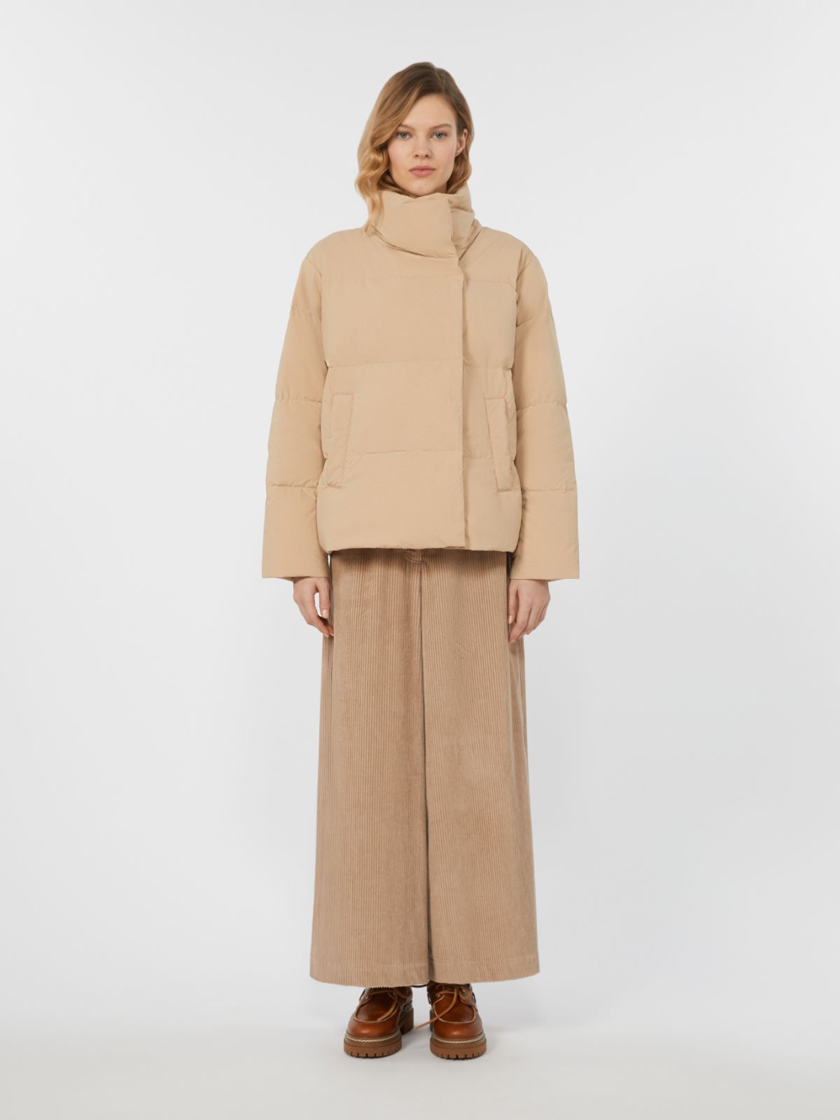 Short jacket in water-repellent fabric - BEIGE - Max Mara - 2
