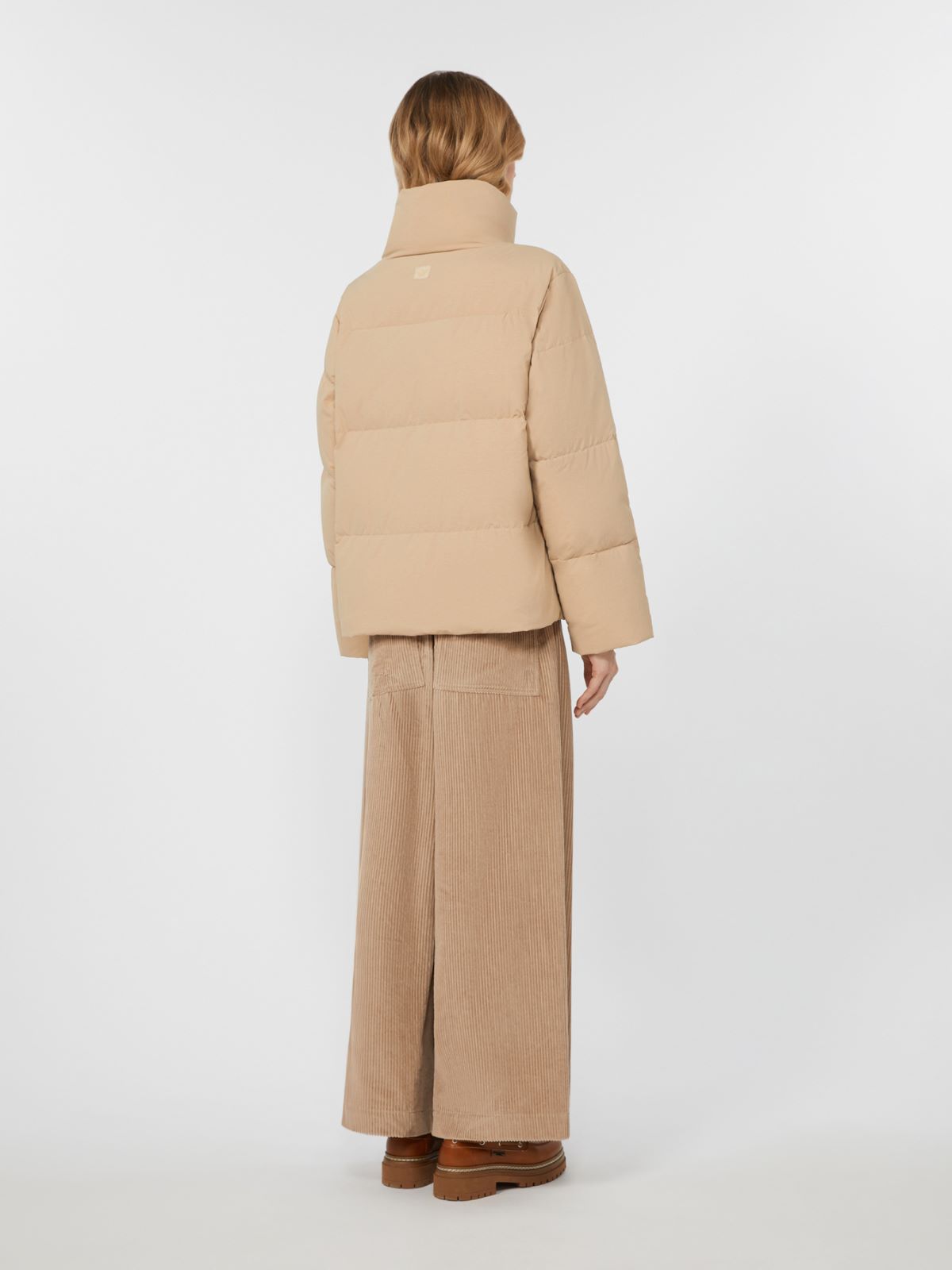 Short jacket in water-repellent fabric - BEIGE - Max Mara - 3