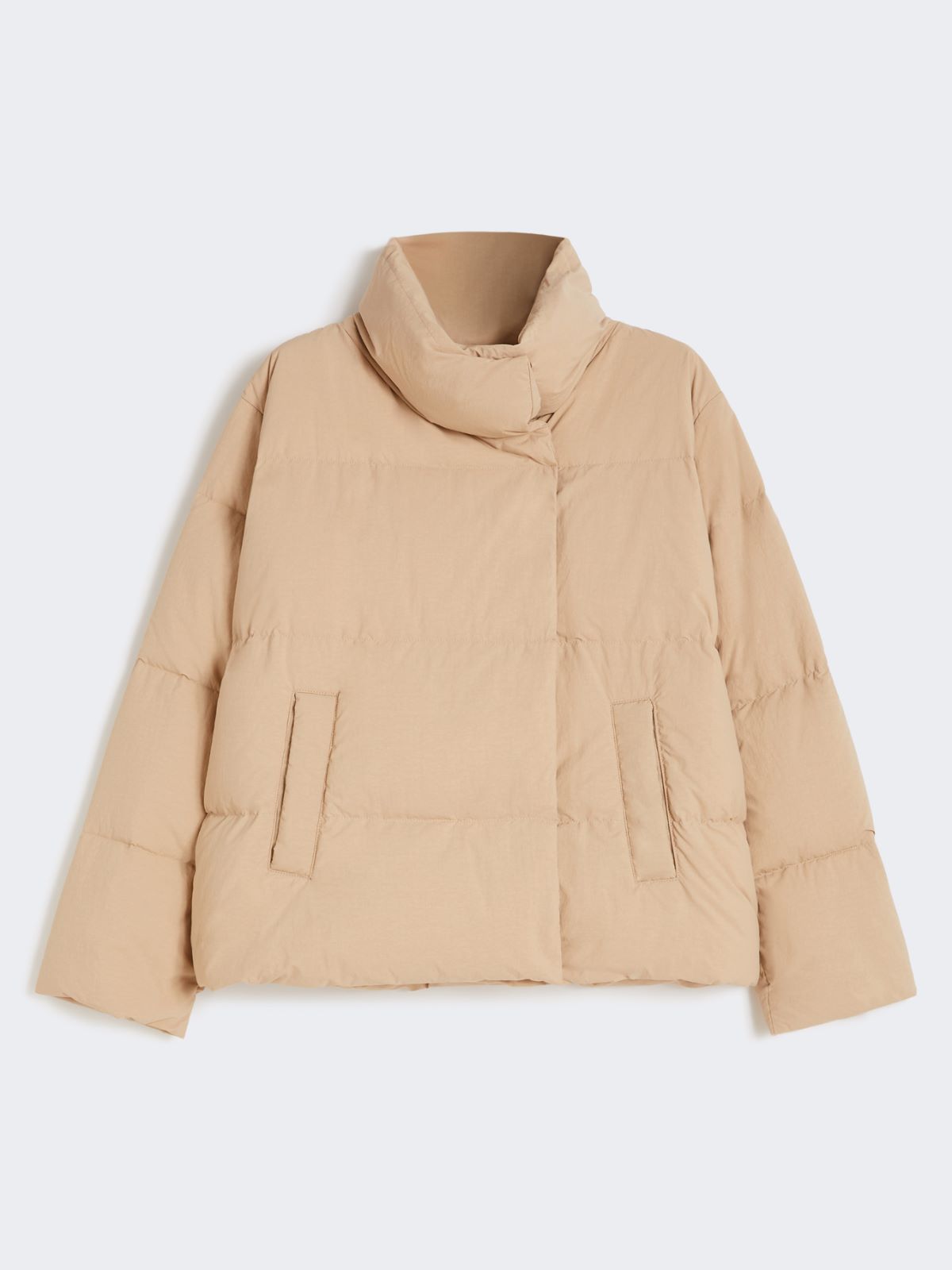 Short jacket in water-repellent fabric - BEIGE - Max Mara - 8