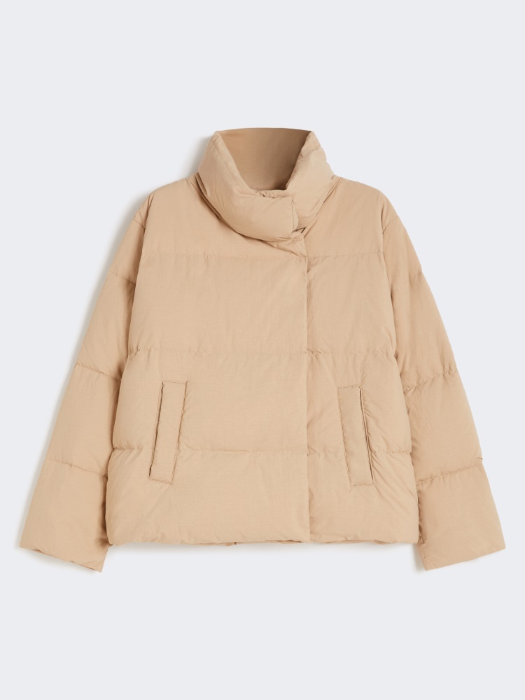 Short jacket in water-repellent fabric - BEIGE - Max Mara