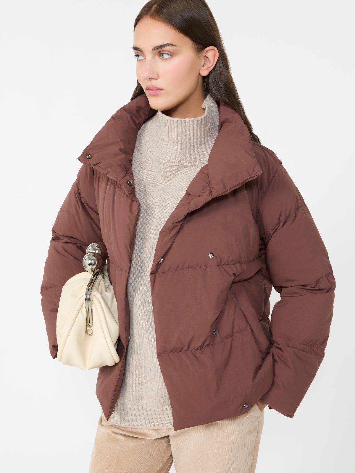 카이저 발수 패딩 - WINE-COLOURED - Max Mara - 6