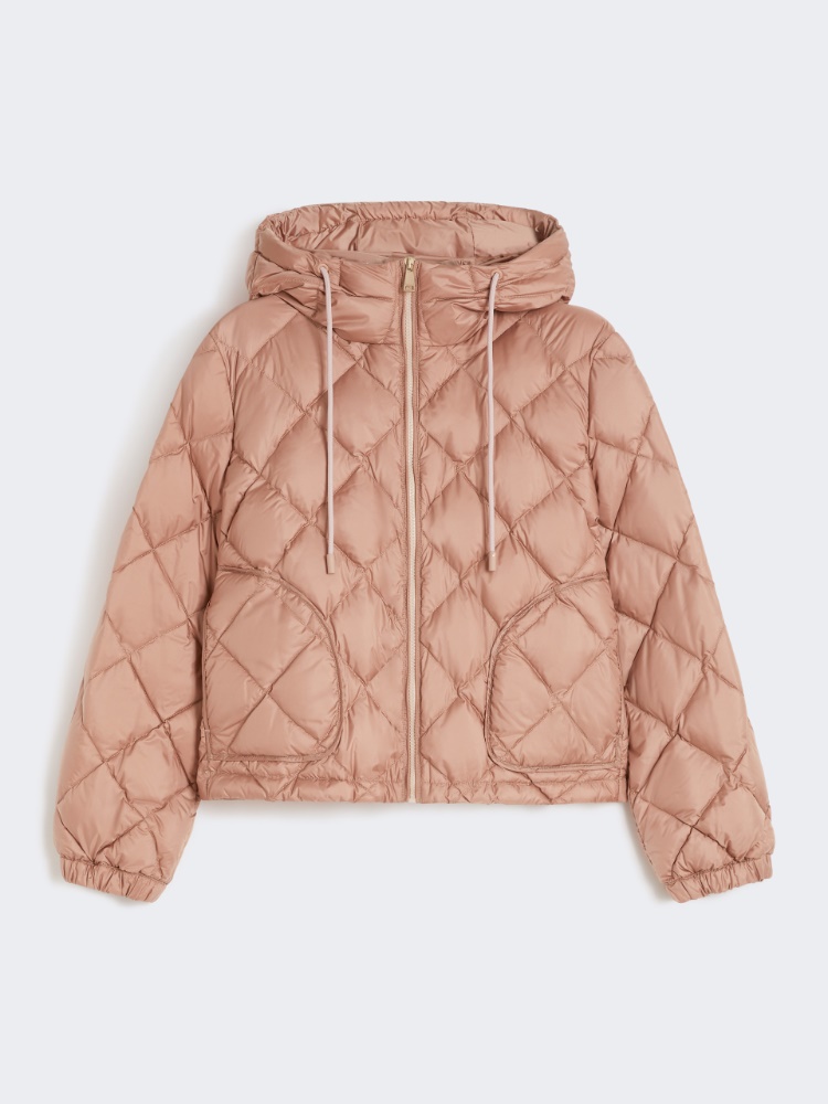 Kurtka z tkaniny hydrofobowej - ANTYCZNY RÓŻOWY - Max Mara
