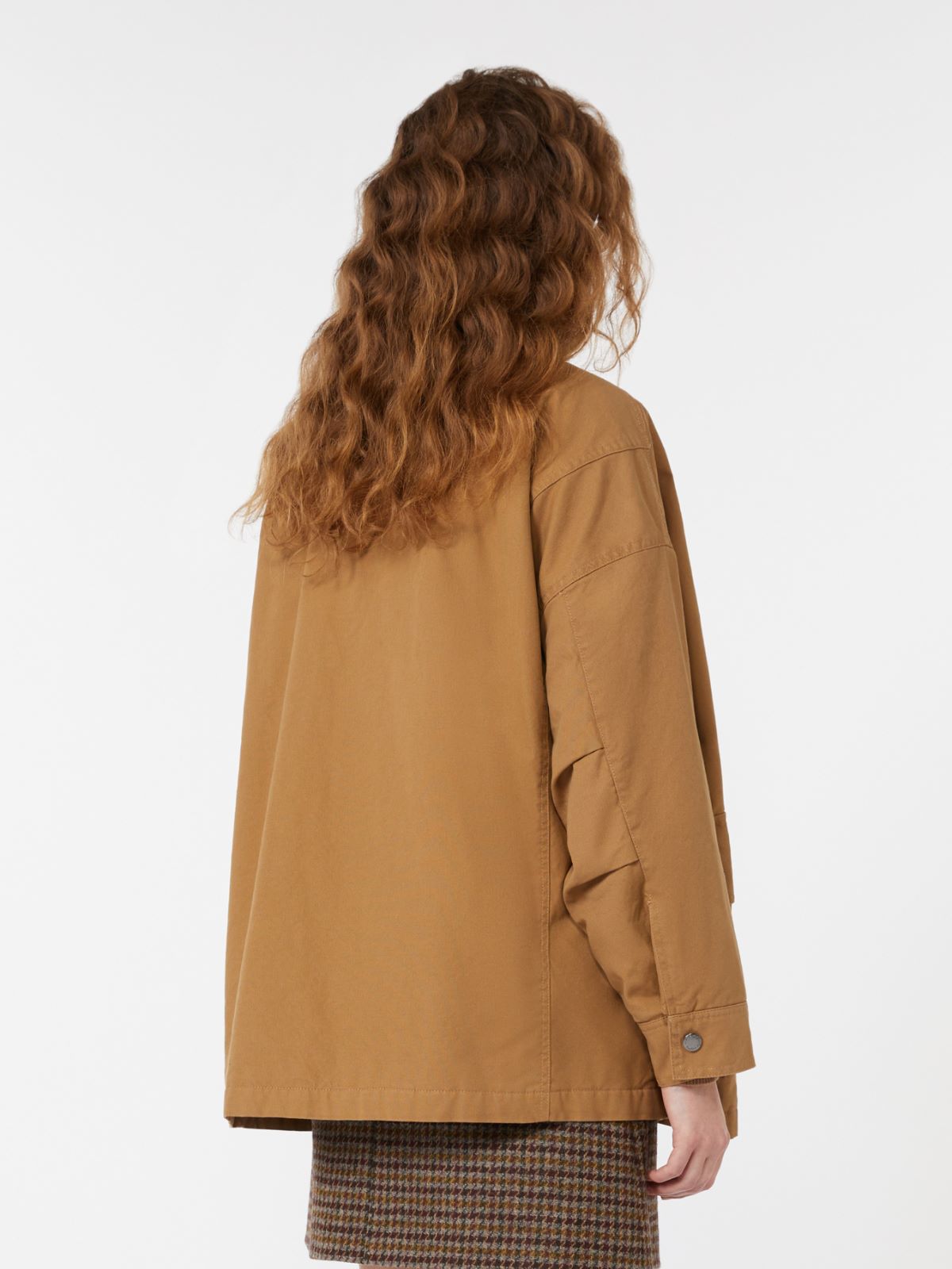 Cotton canvas jacket - CAMEL - Max Mara - 3