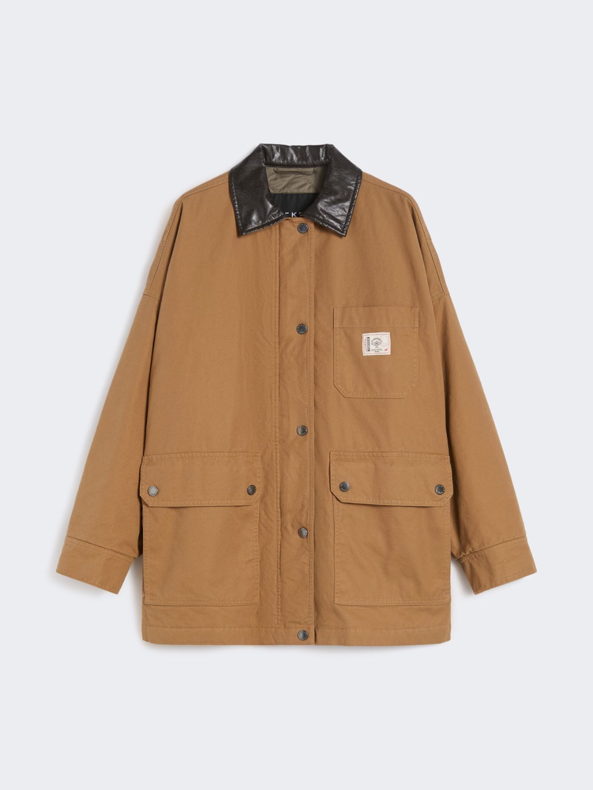 Cotton canvas jacket - CAMEL - Max Mara - 9