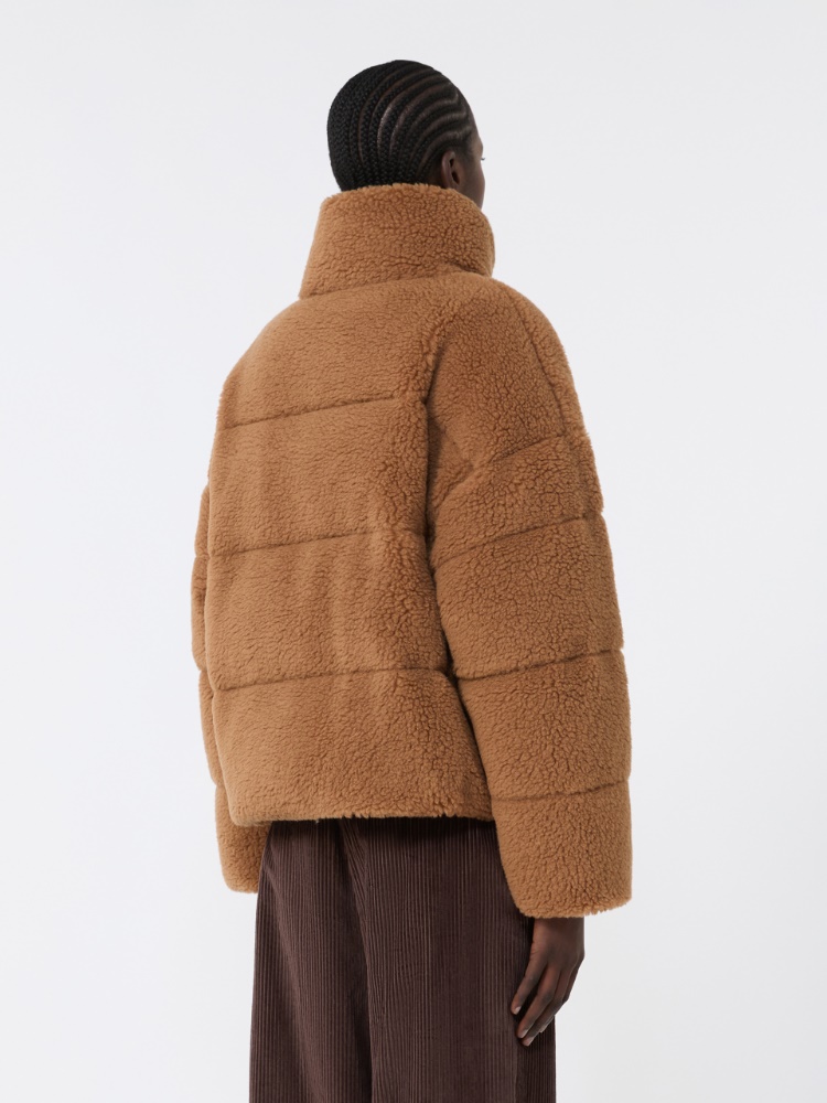 ジャケット・アウター n.hoolywood camel Cropped wool down jacket, camel | 