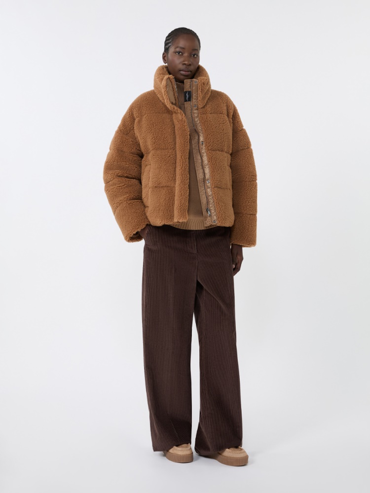 Cropped-Daunenjacke aus Wolle - KAMEL - Max Mara