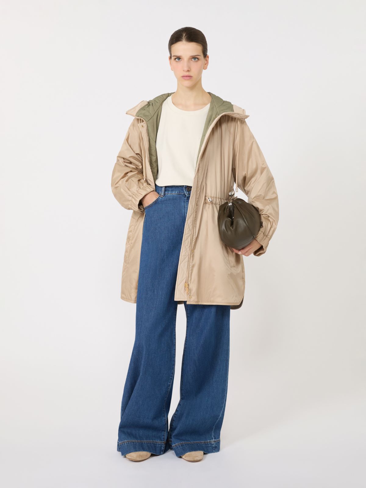 알카모 발수 리버시블 파카 - BEIGE - Max Mara