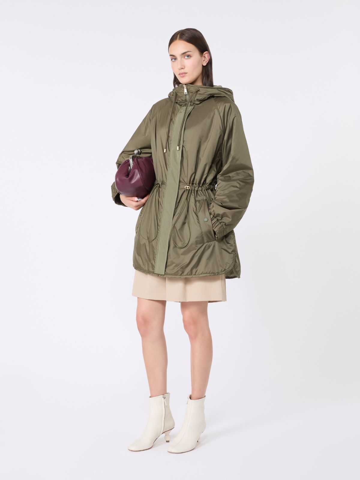 MaxMara ブルーグリーンアウター Padded coats Green Woman | Max Mara