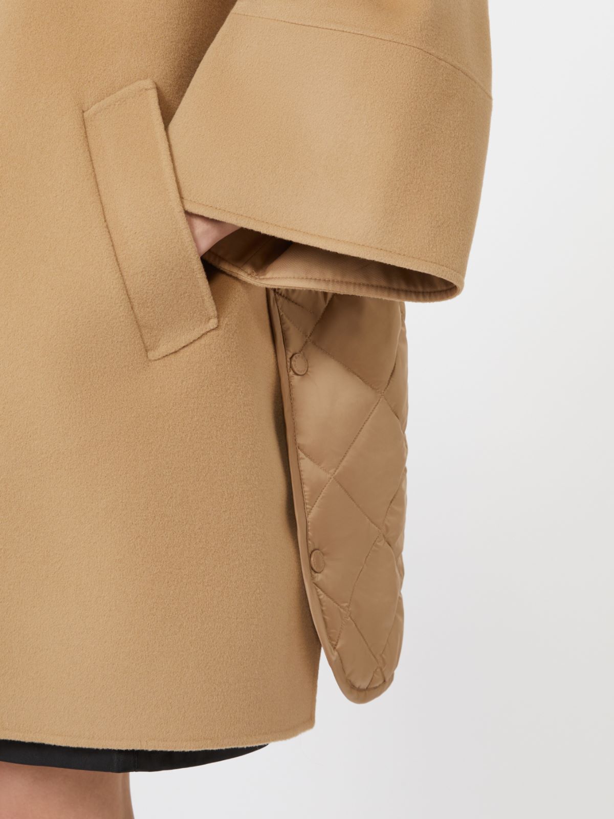 Mantel aus doppellagigem Wollloden - KAMEL - Max Mara - 3