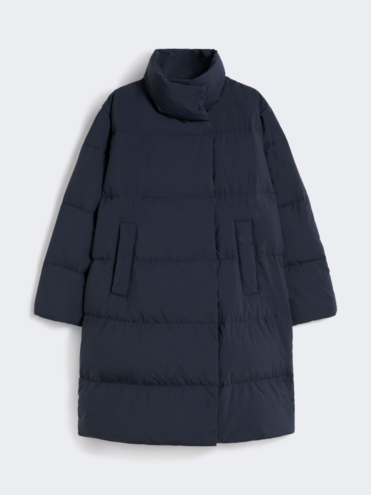 Water-repellent technical canvas down jacket - NAVY - Max Mara - 8