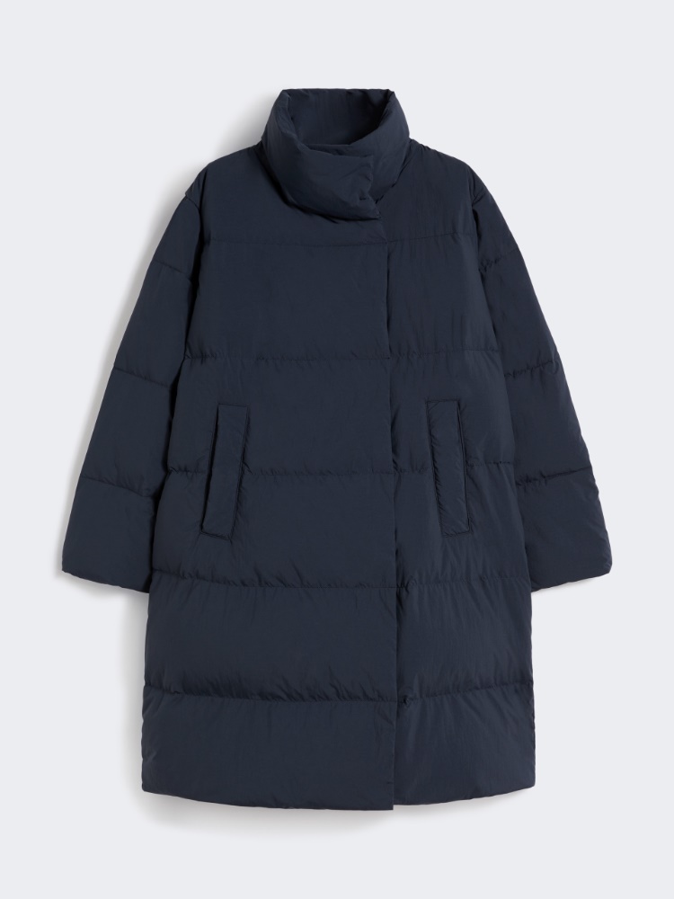 Water-repellent technical canvas down jacket - NAVY - Max Mara
