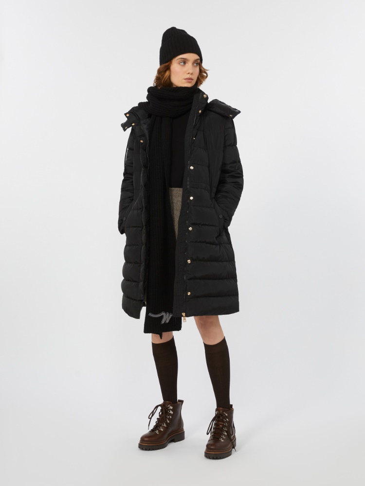 Slim-fit down jacket in water-repellent taffeta - BLACK - Max Mara - 2