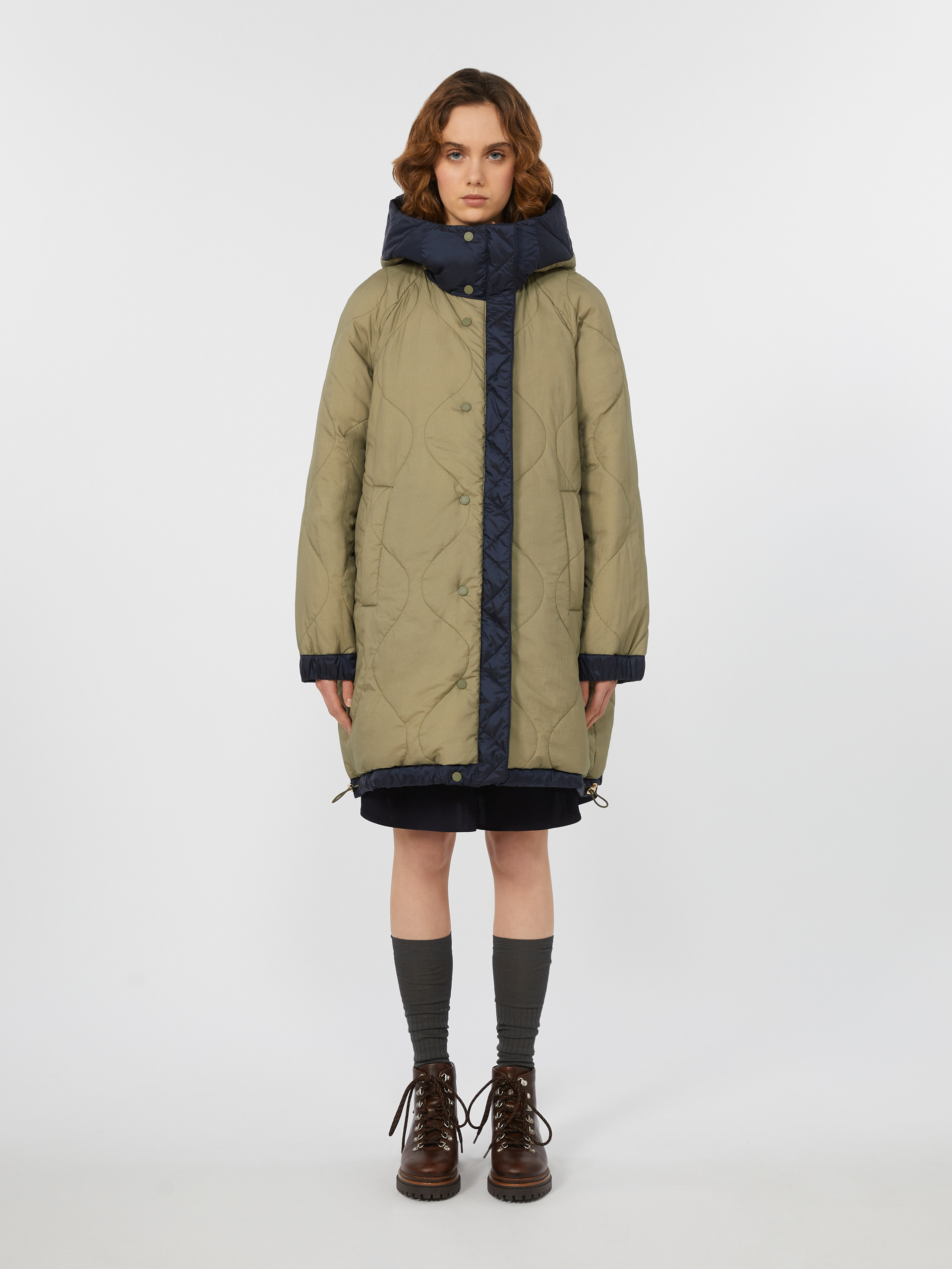 안포라 발수 리버시블 패딩 - NAVY - Max Mara - 4