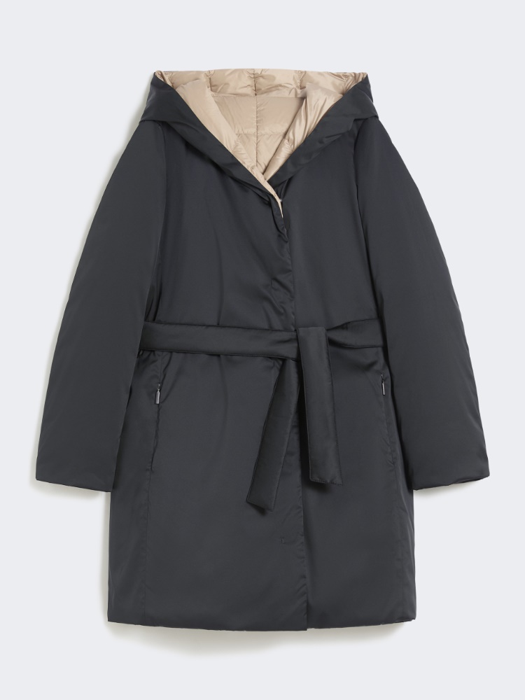 Reversible down jacket in water-repellent fabric - BLACK - Max Mara