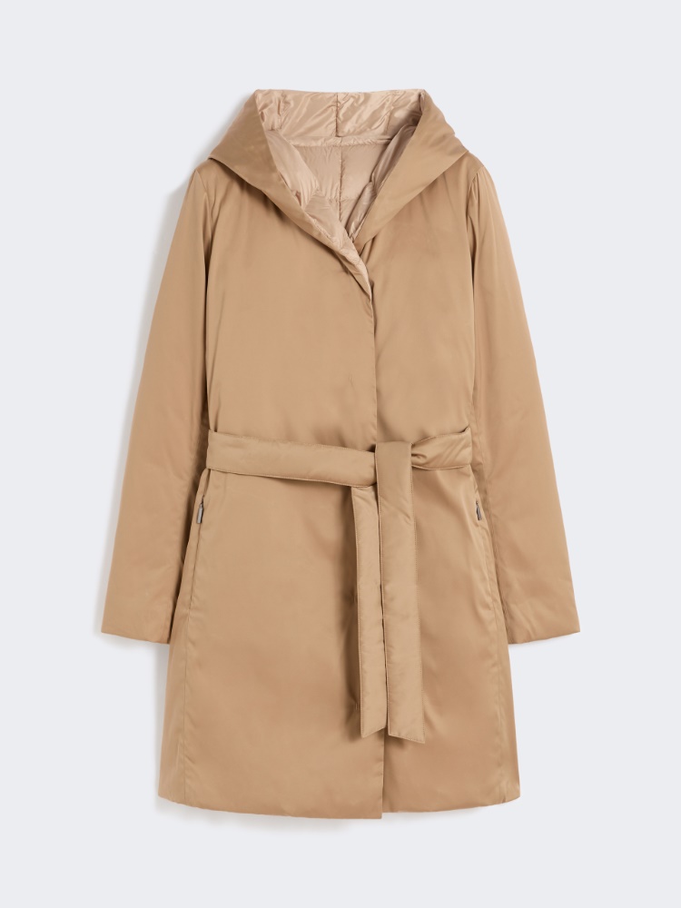 Reversible down jacket in water-repellent fabric - BISCUIT - Max Mara