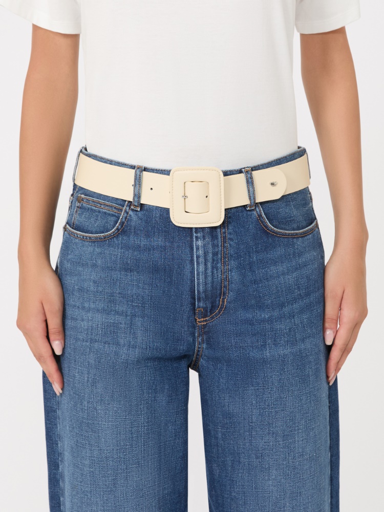 Nappa sheepskin belt - IVORY - Max Mara