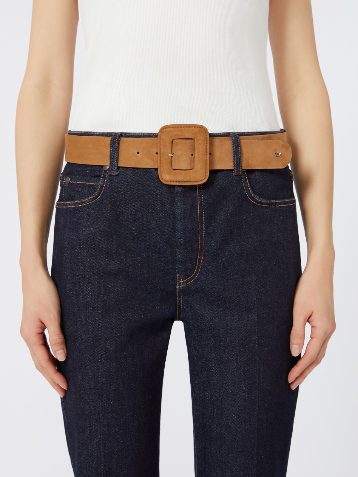 Cinturón de ante - MARRON - Max Mara