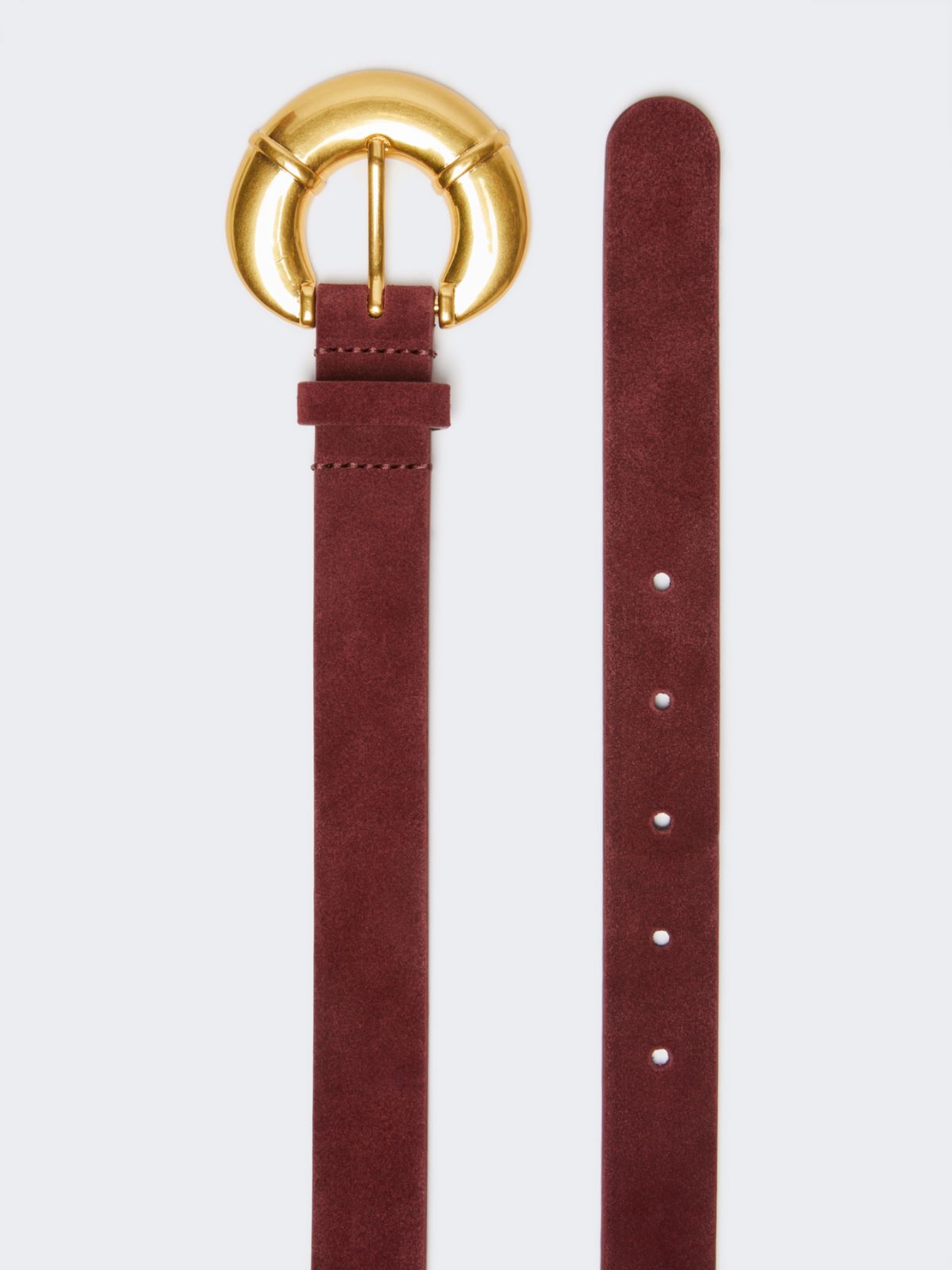 Calfskin belt - RED - Max Mara - 2