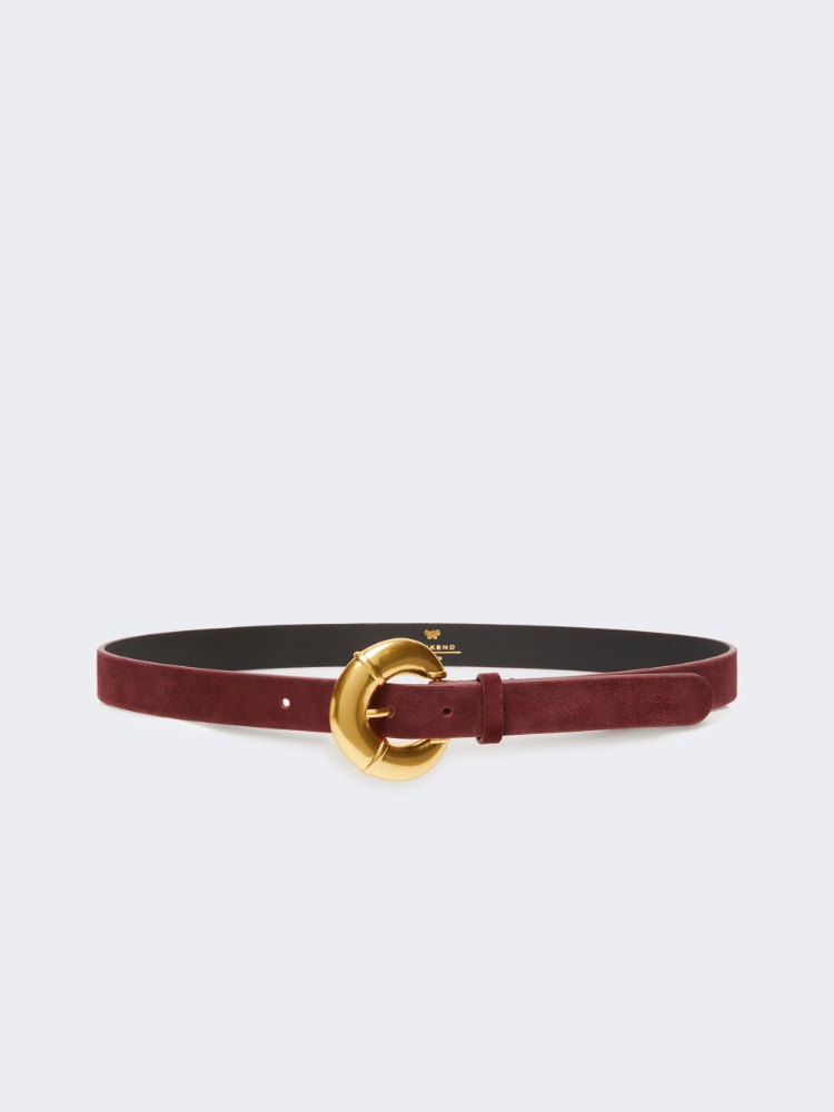 Calfskin belt - RED - Max Mara