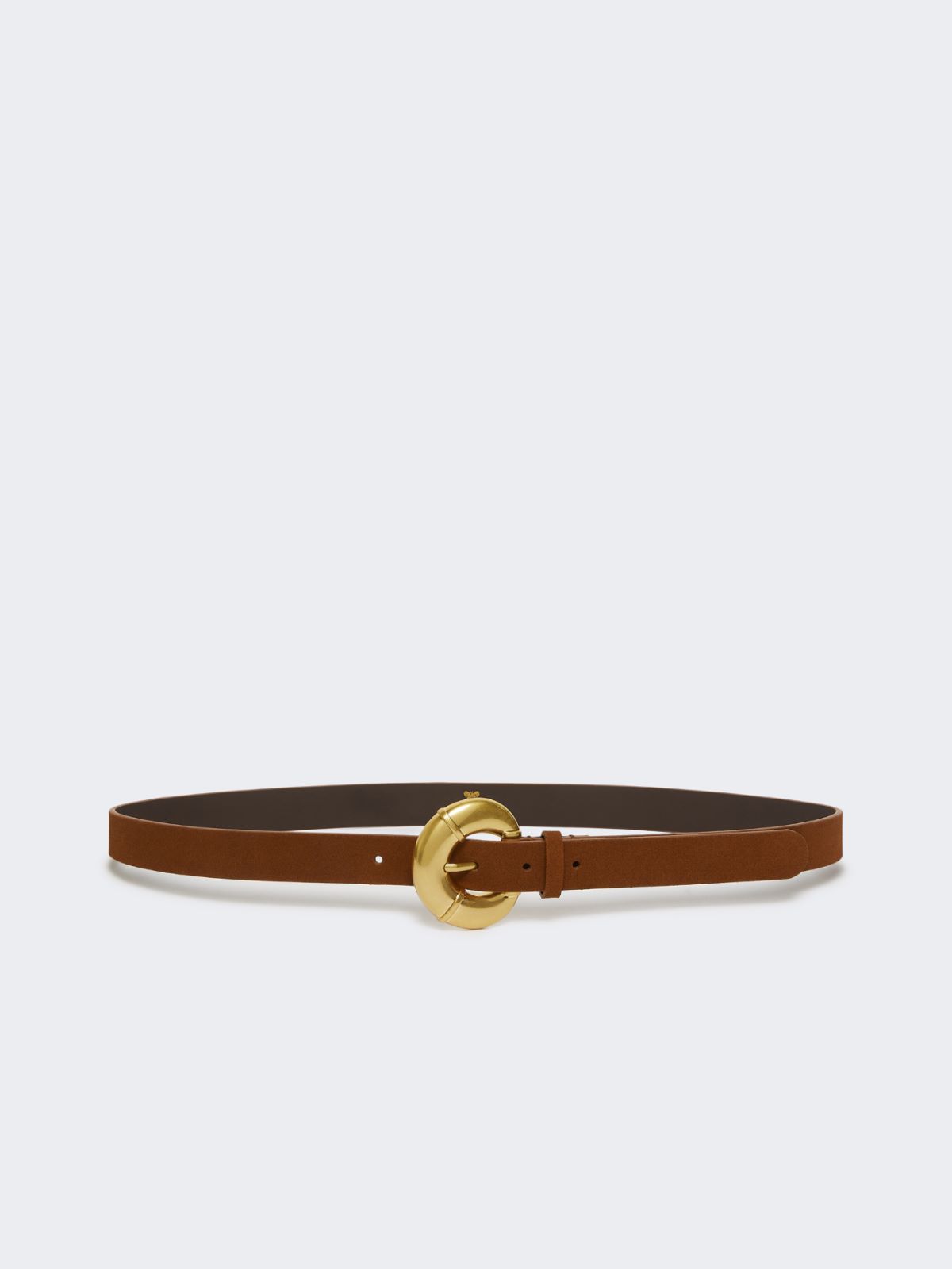 Calfskin belt - TOBACCO - Max Mara