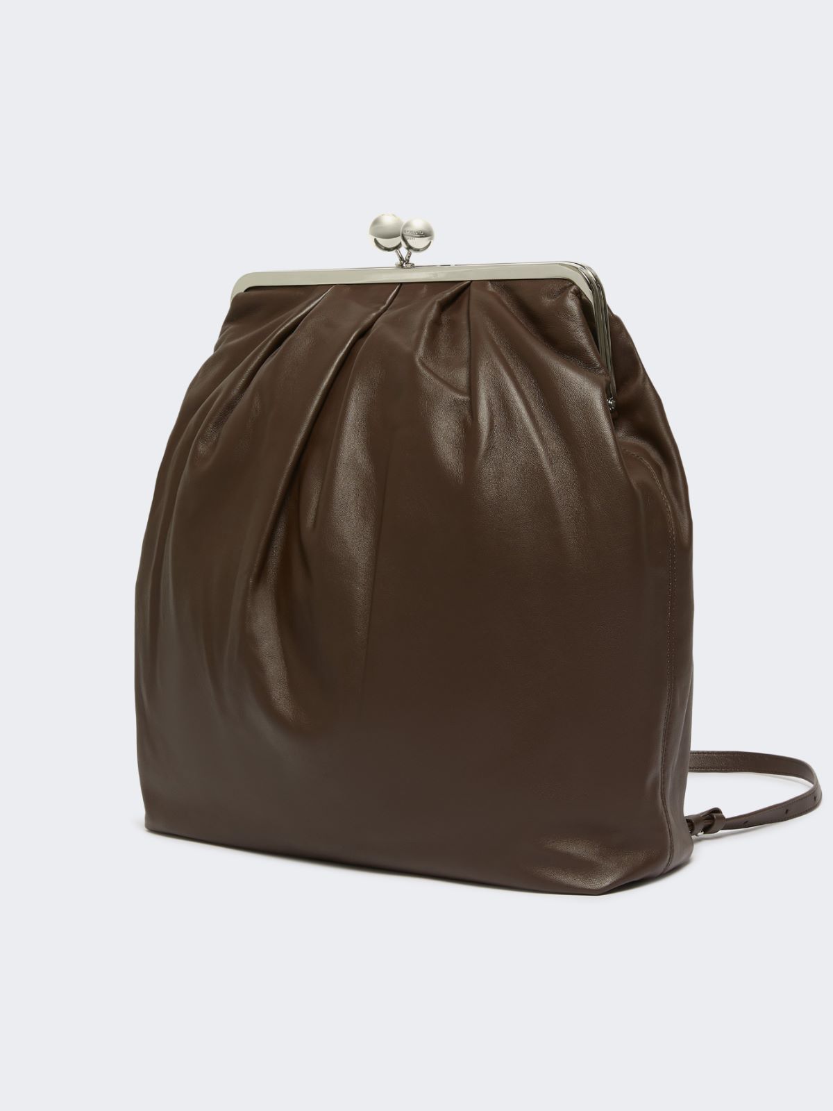 Nappa leather Pasticcino Bag - BROWN - Max Mara - 2