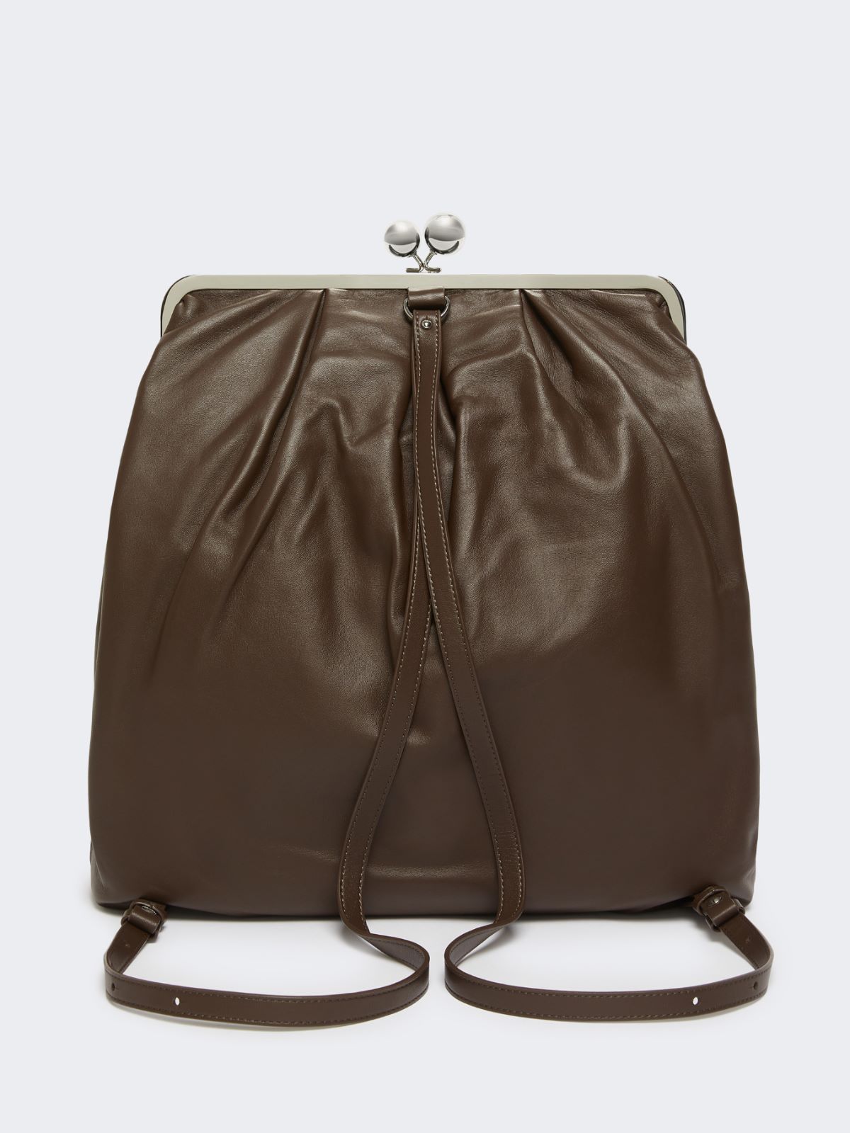 Nappa leather Pasticcino Bag - BROWN - Max Mara - 3