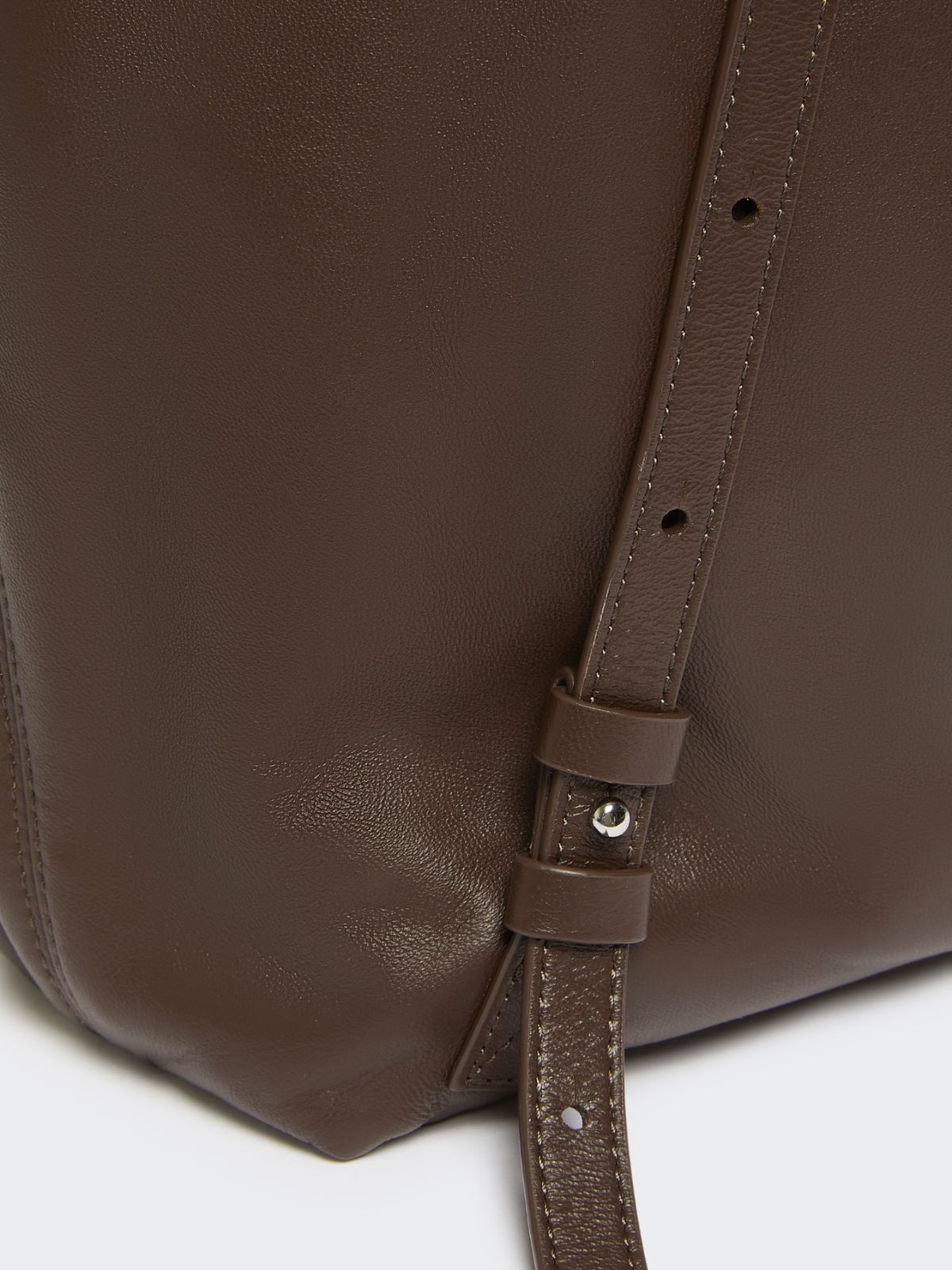 Nappa leather Pasticcino Bag - BROWN - Max Mara - 4
