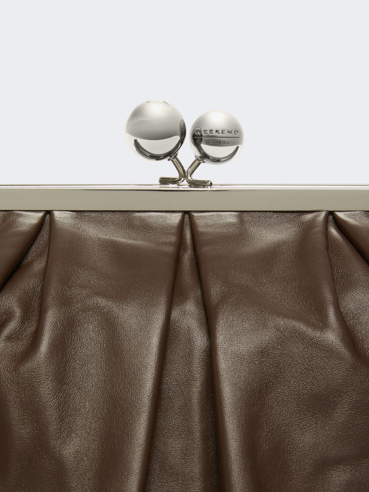 Nappa leather Pasticcino Bag - BROWN - Max Mara - 5