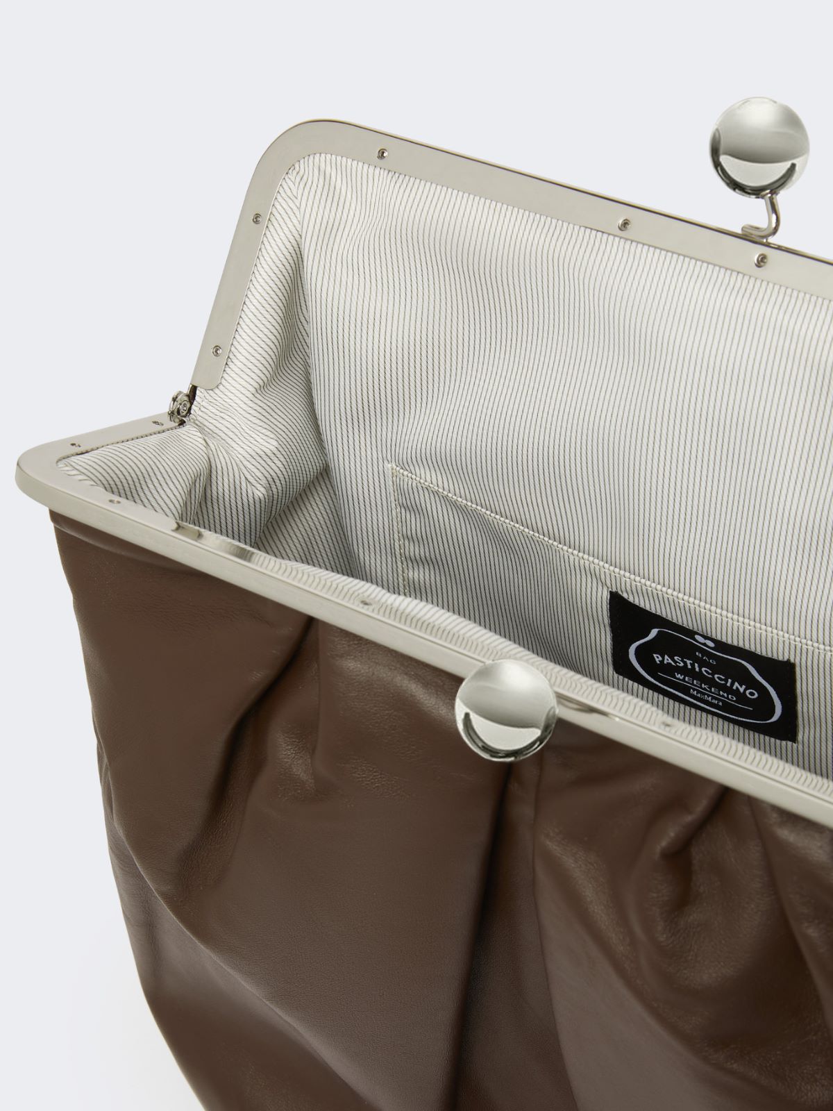Nappa leather Pasticcino Bag - BROWN - Max Mara - 6