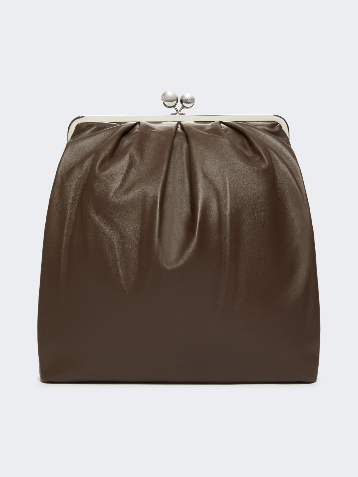 Nappa leather Pasticcino Bag - BROWN - Max Mara