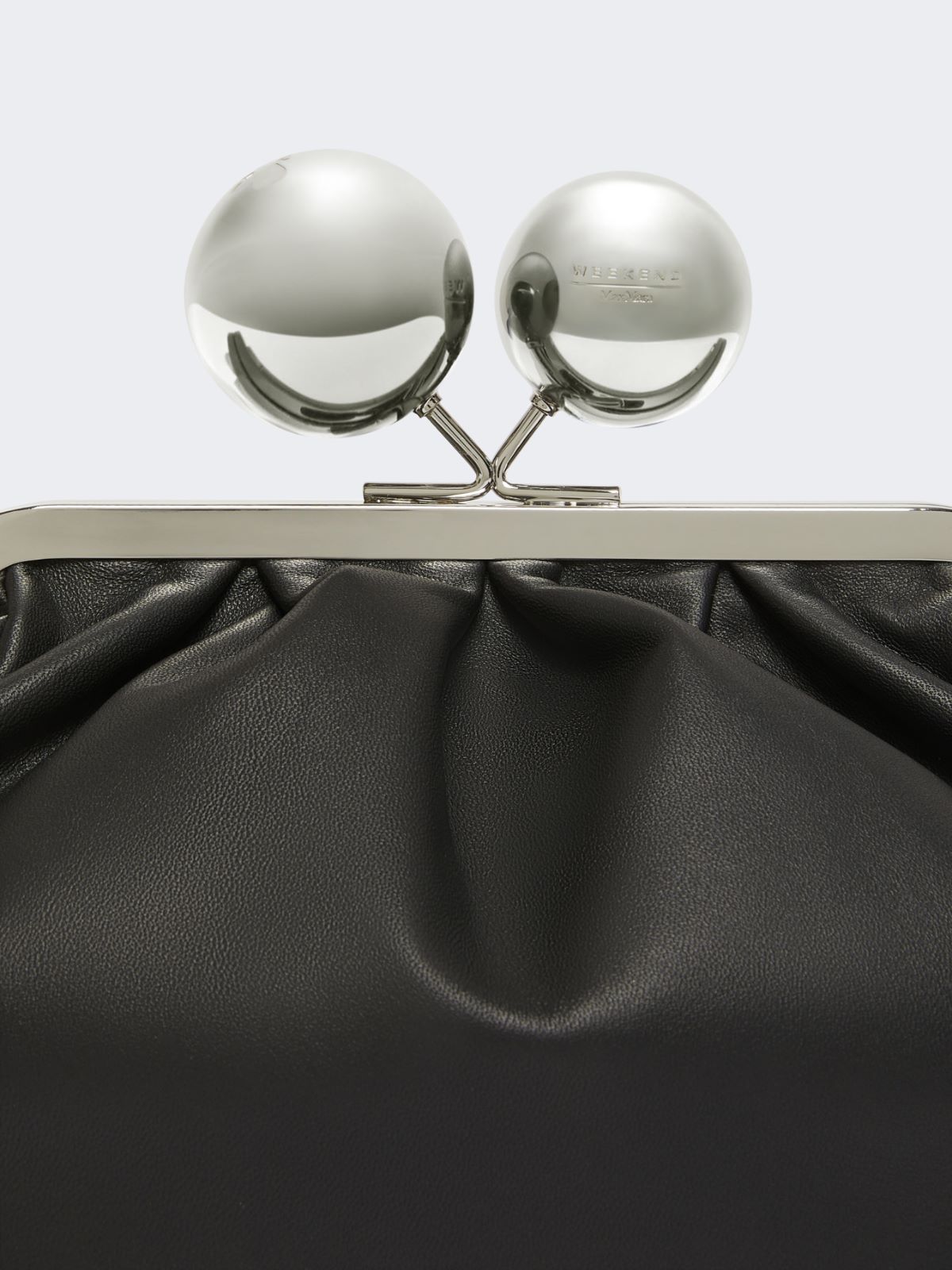 Medium Pasticcino Bag in glossy nappa leather - BLACK - Max Mara - 5