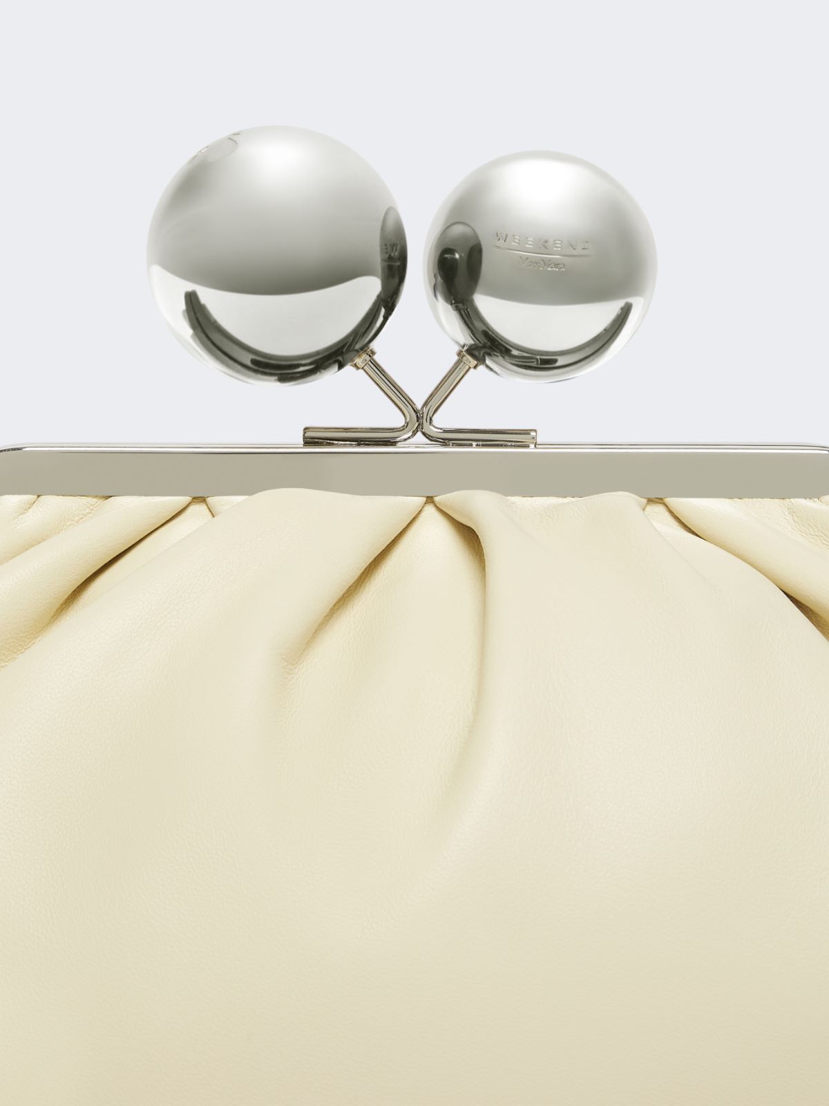 Medium Pasticcino Bag in glossy nappa leather - IVORY - Max Mara - 5