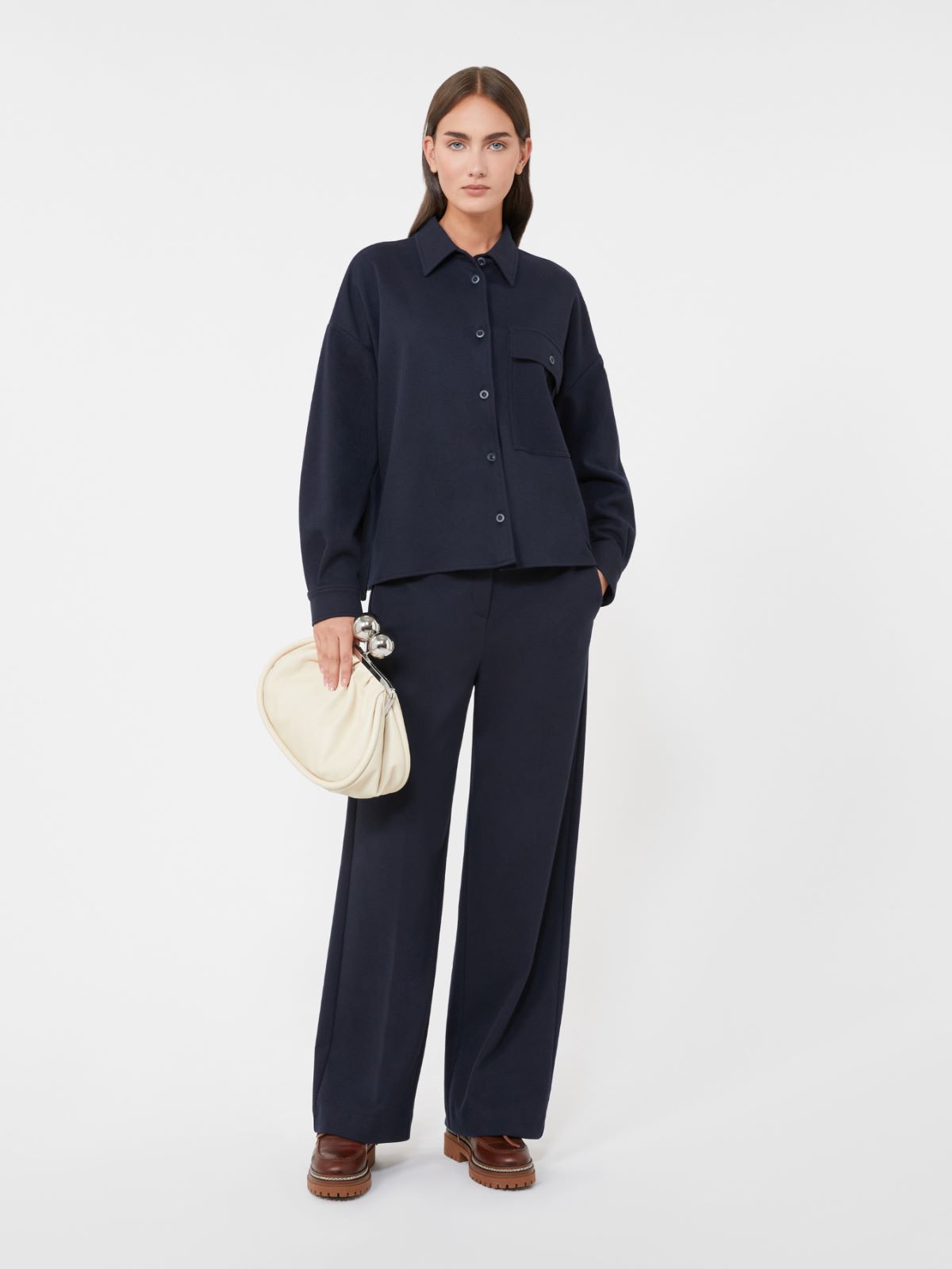 [파스티치노] 밀바뉴 레더 클러치 백 미디움 - IVORY - Max Mara - 12