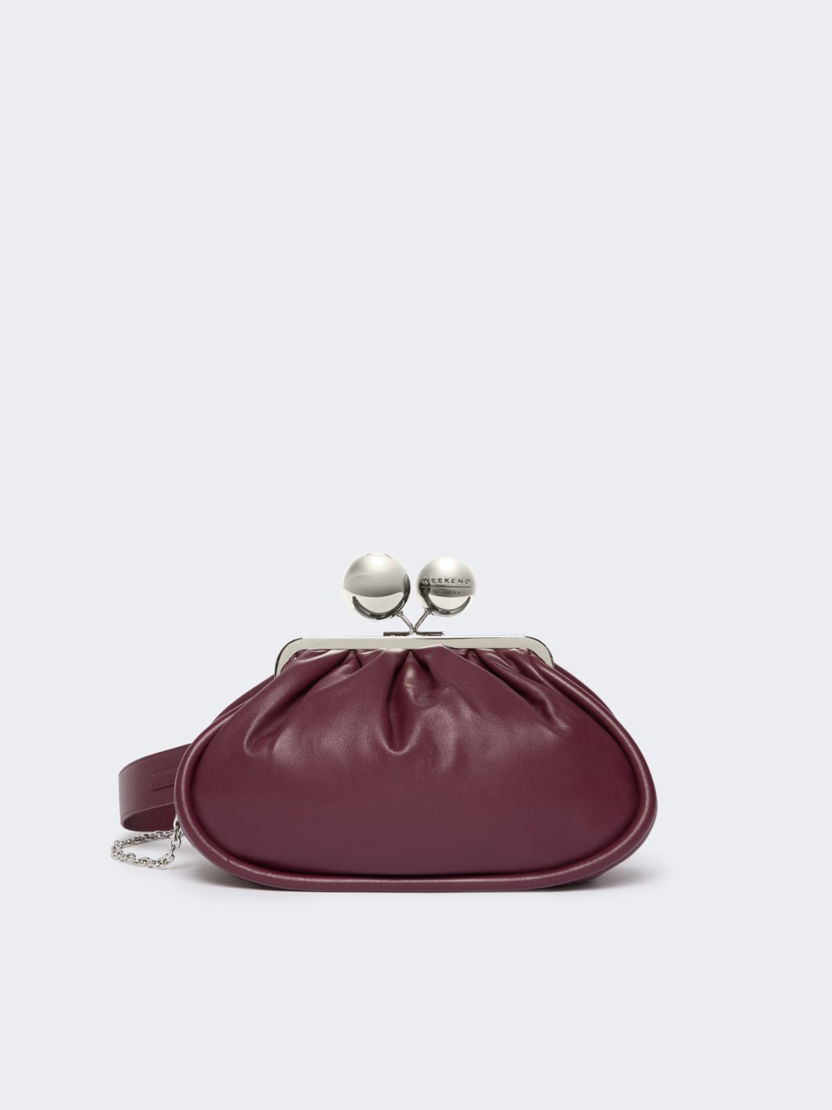 Medium Pasticcino Bag in glossy nappa leather - RED PURPLE - Max Mara - 12