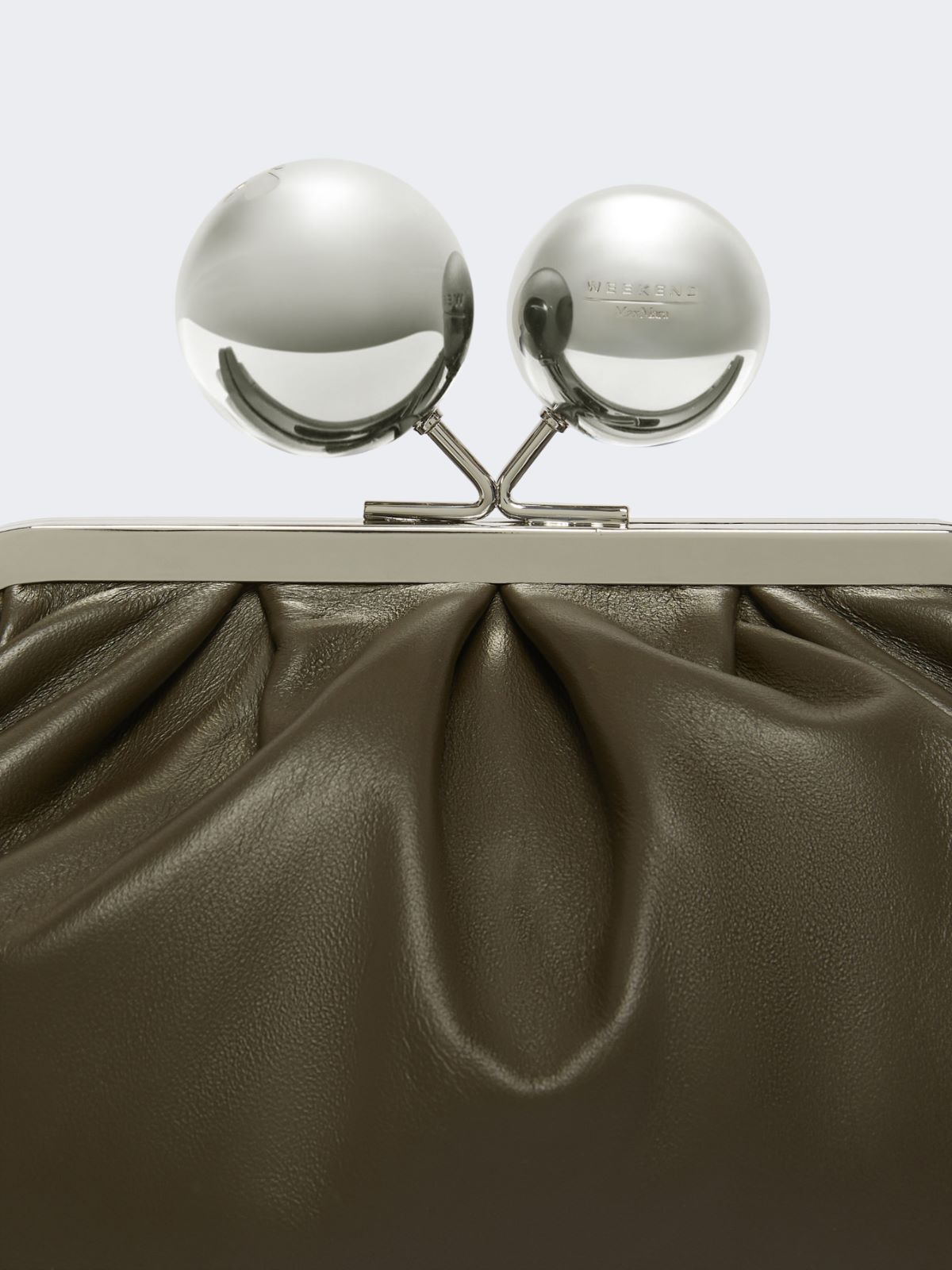Medium Pasticcino Bag in glossy nappa leather - KAKI - Max Mara - 5